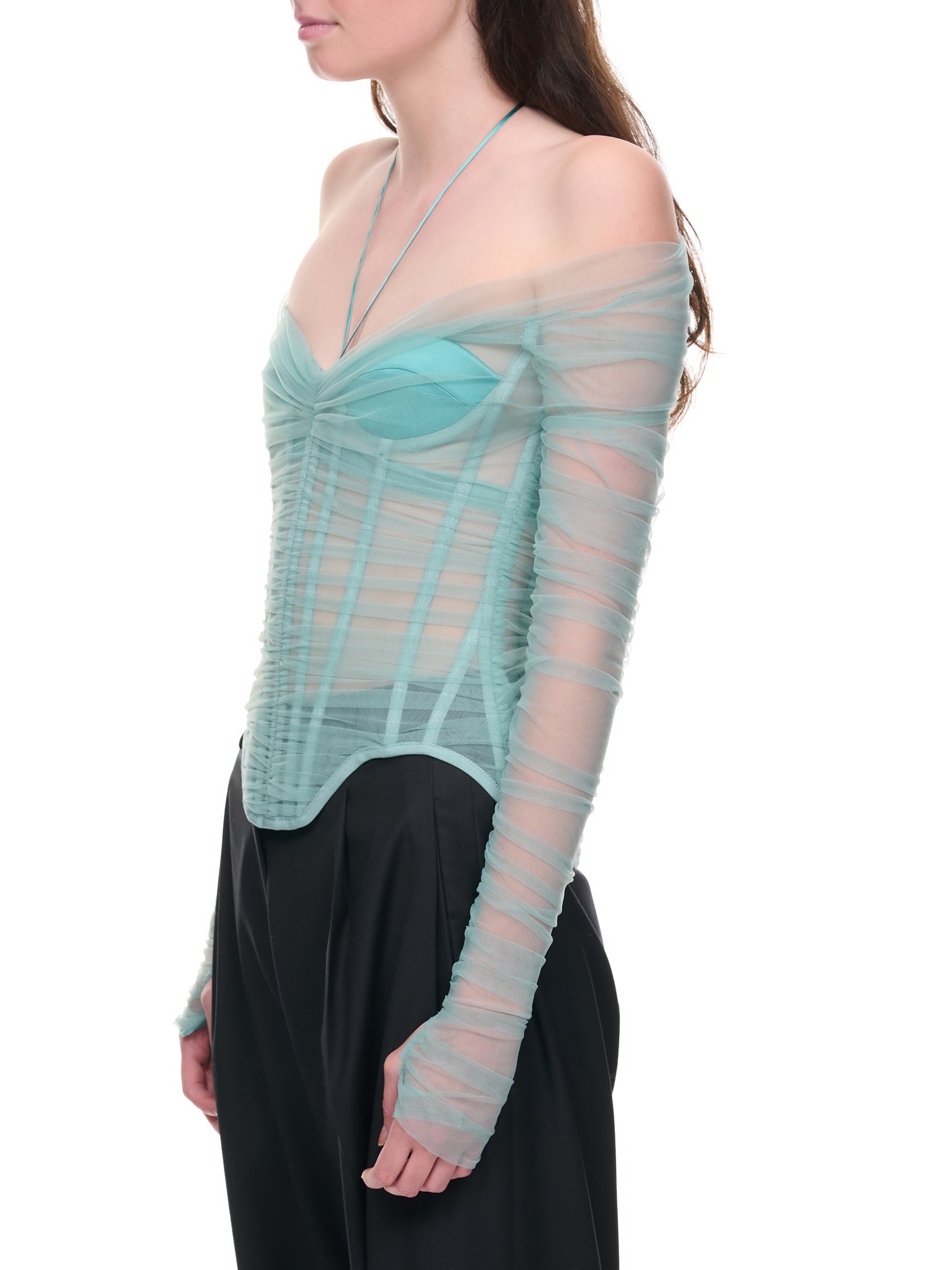 Corset Top (SBHL007-GREEN)