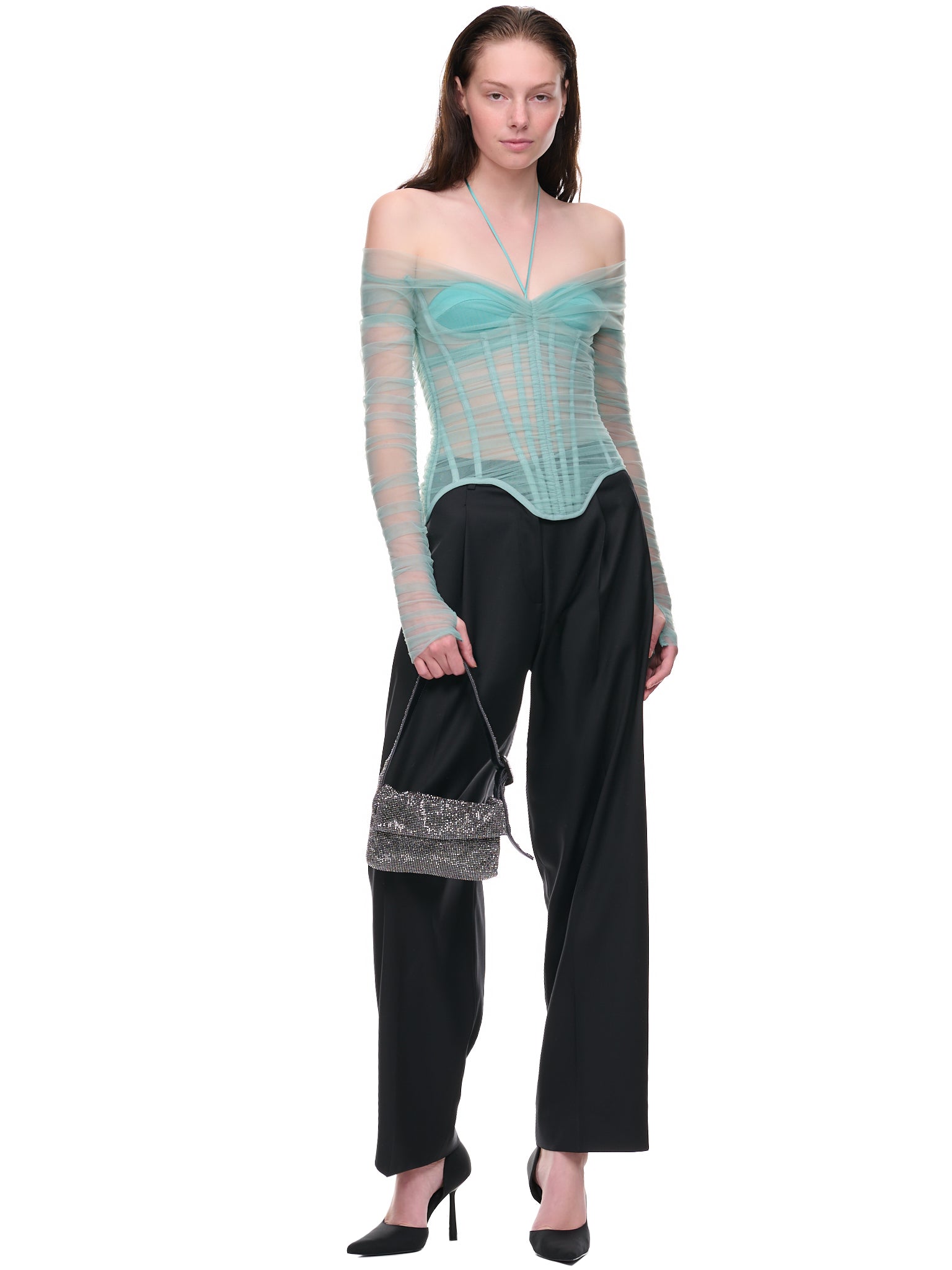 Corset Top (SBHL007-GREEN)