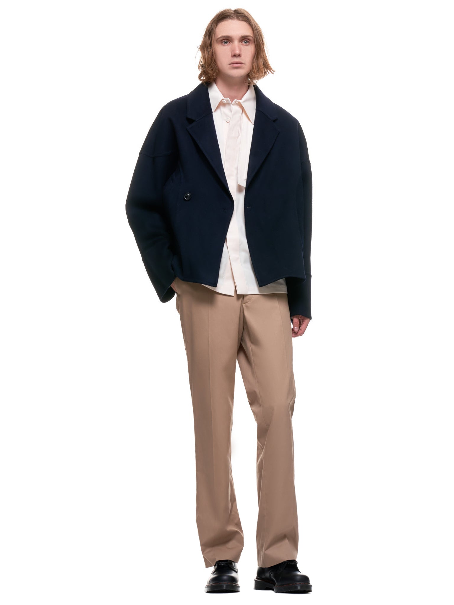 Cashmere Coat (JK020-NAVY)