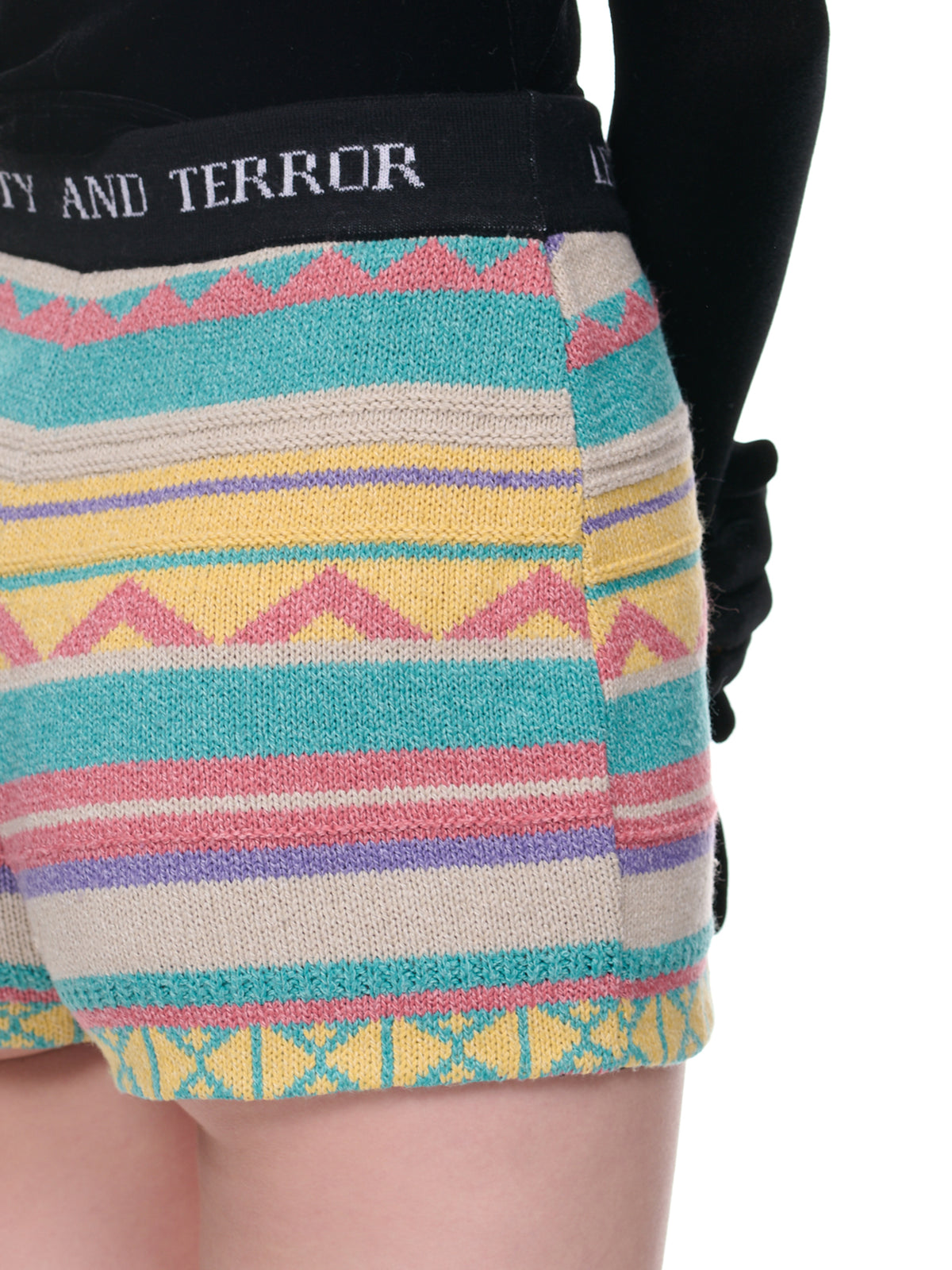 Knit Melange Mini Shorts (SH012WU-OTHWO0003-MULTI)