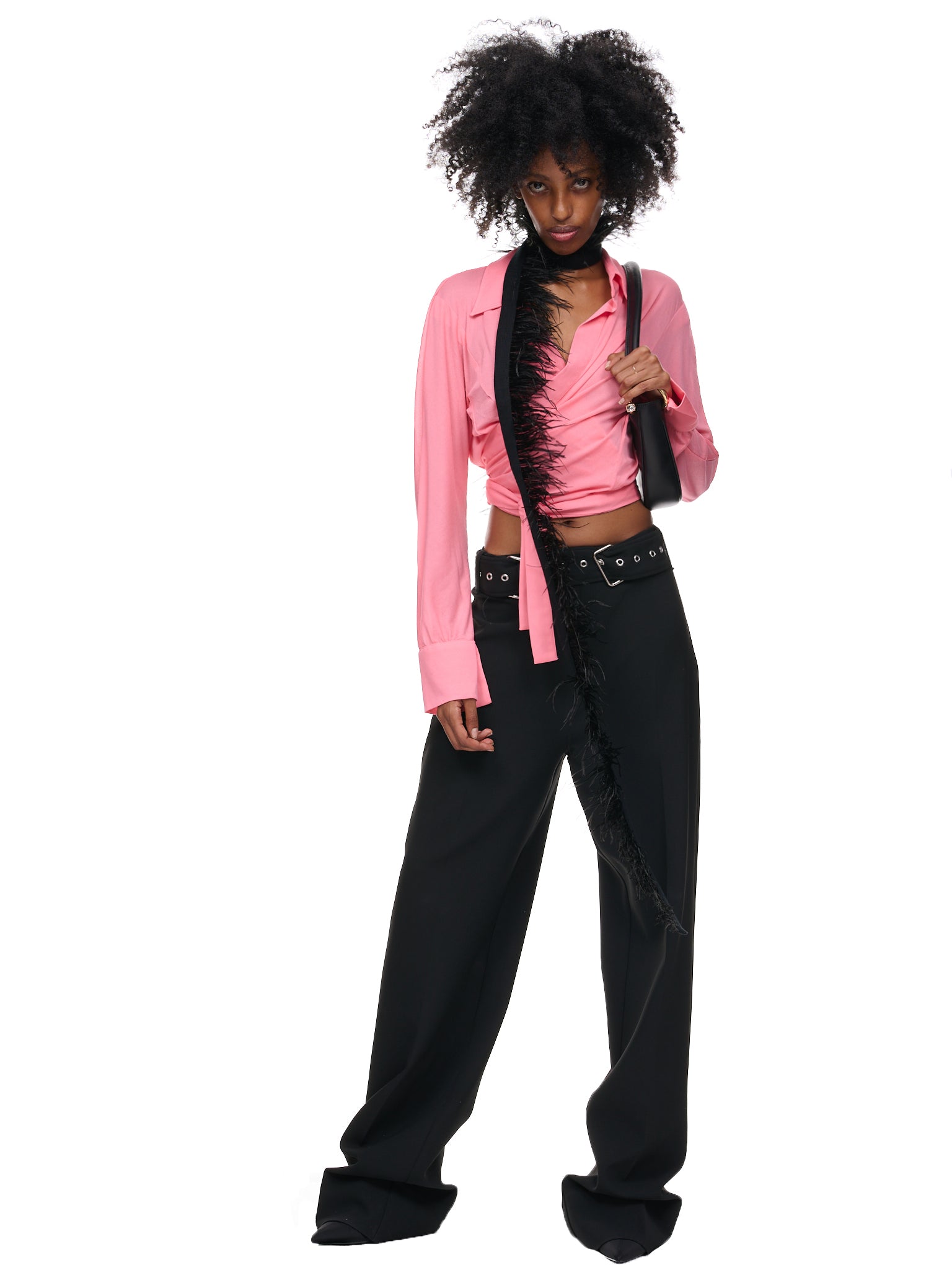Ioannes Maya Wrap Shirt | H.Lorenzo - styled