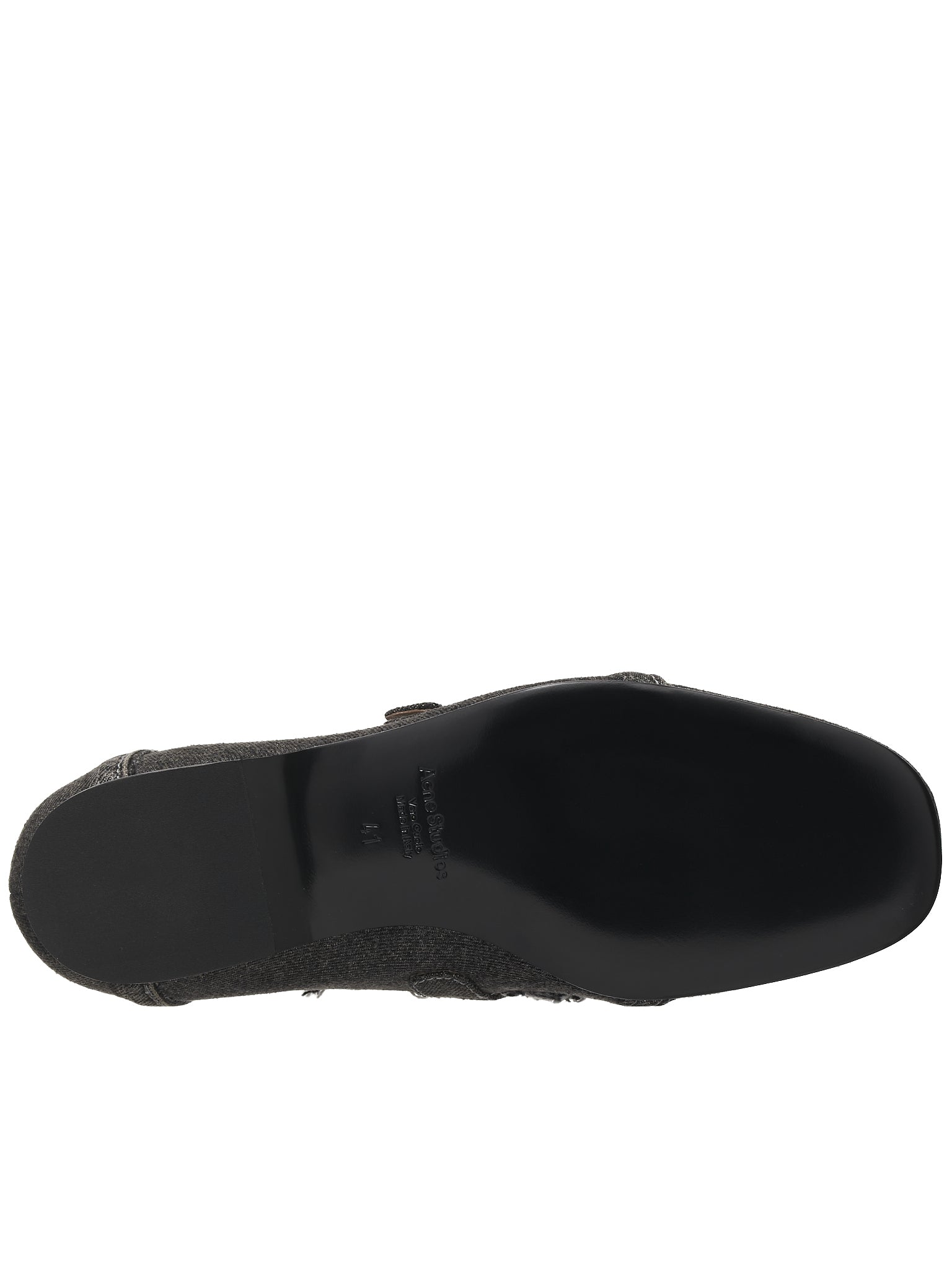 Acne studios black shoes hotsell