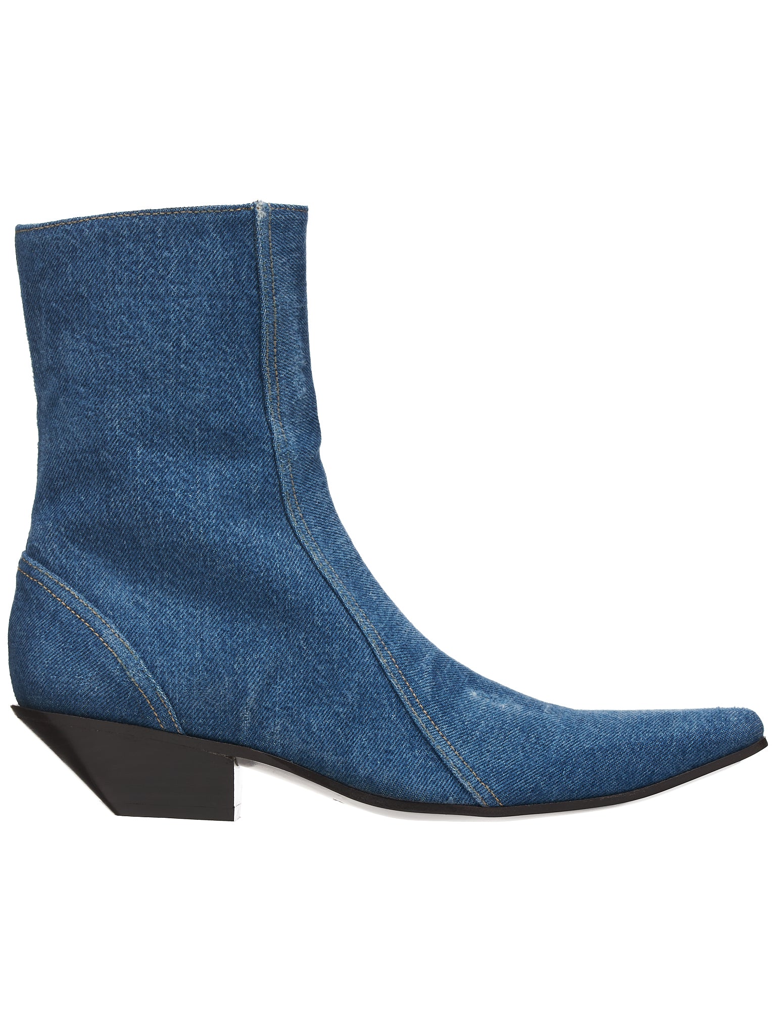 Denim Ankle Boots (SHOE000681-DENIM-BLUE)