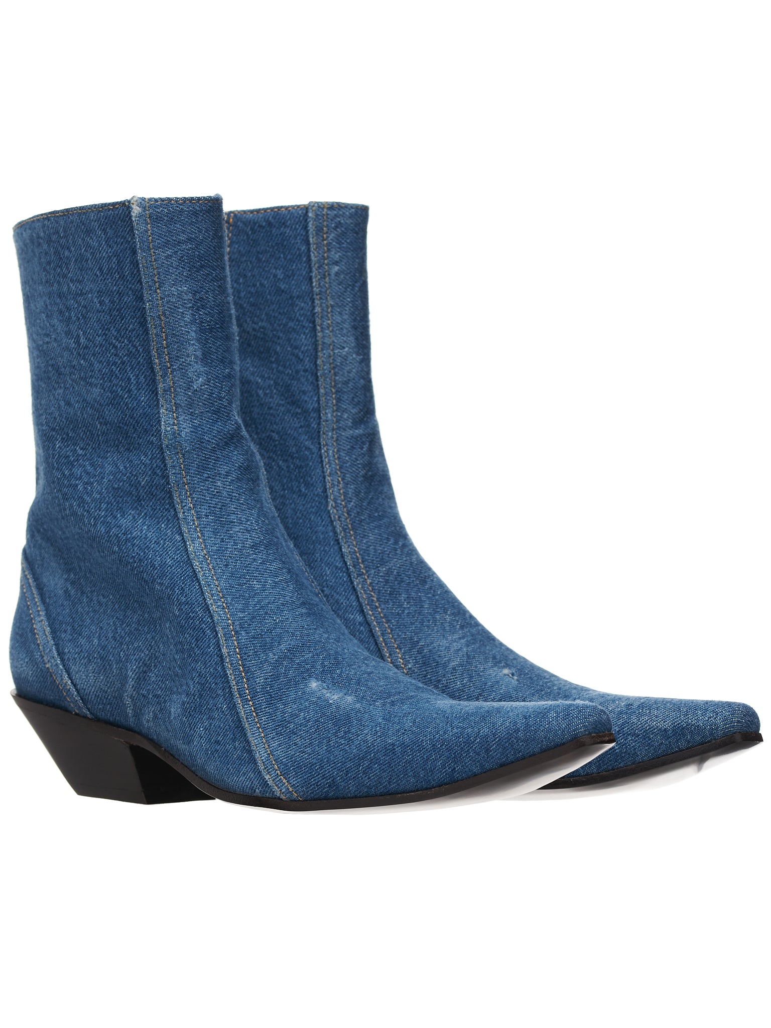Denim Ankle Boots (SHOE000681-DENIM-BLUE)