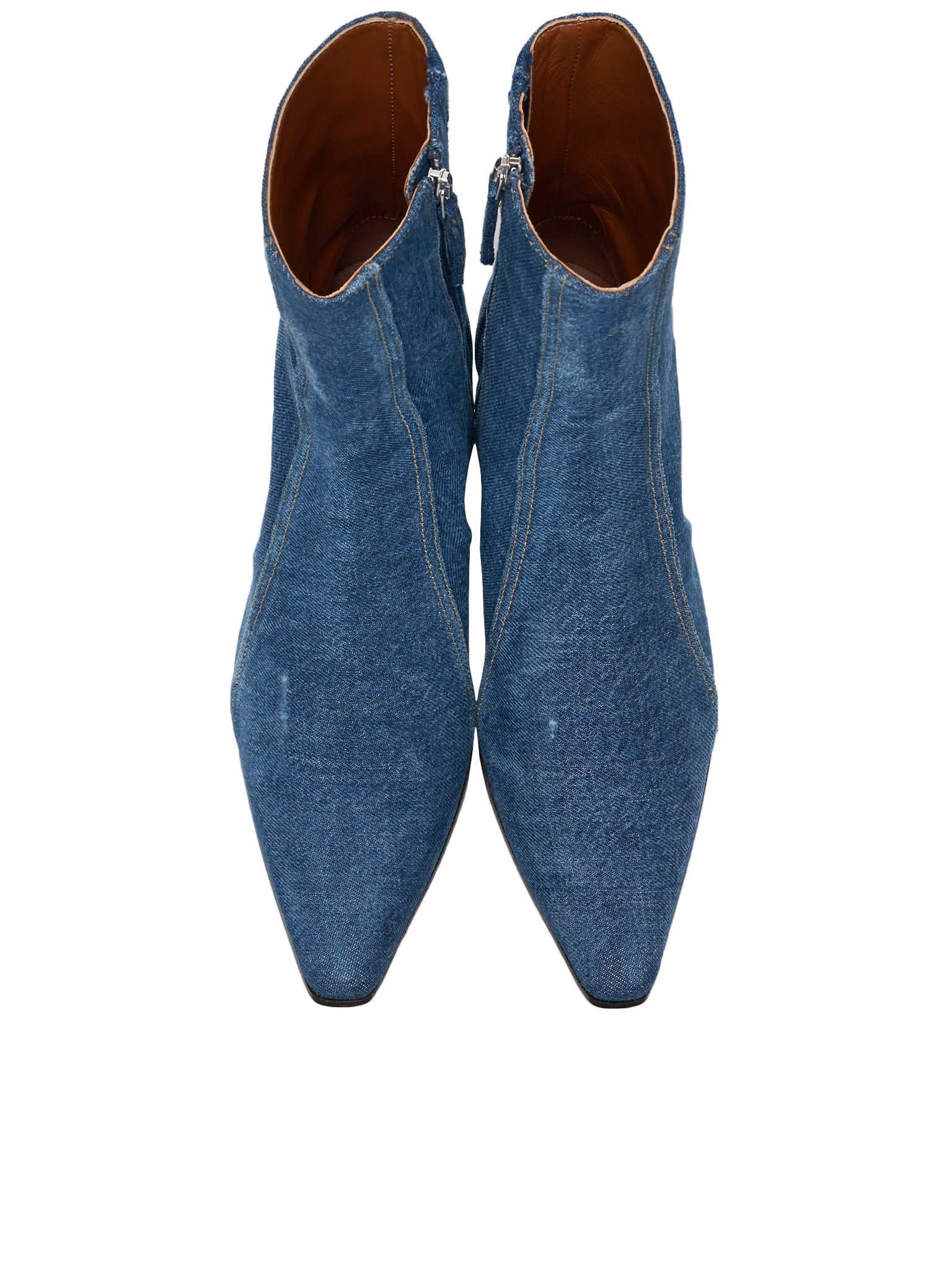Denim Ankle Boots (SHOE000681-DENIM-BLUE)