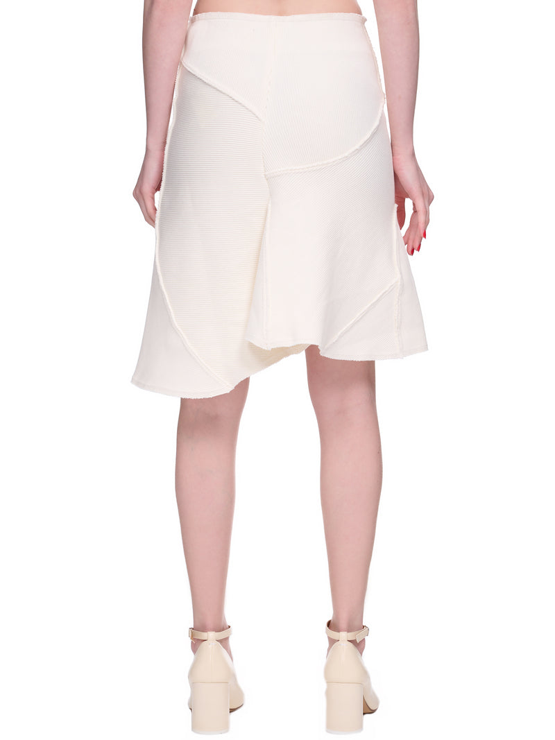 Rib Knit Skirt (SK02843105-0105-OFFWHITE)