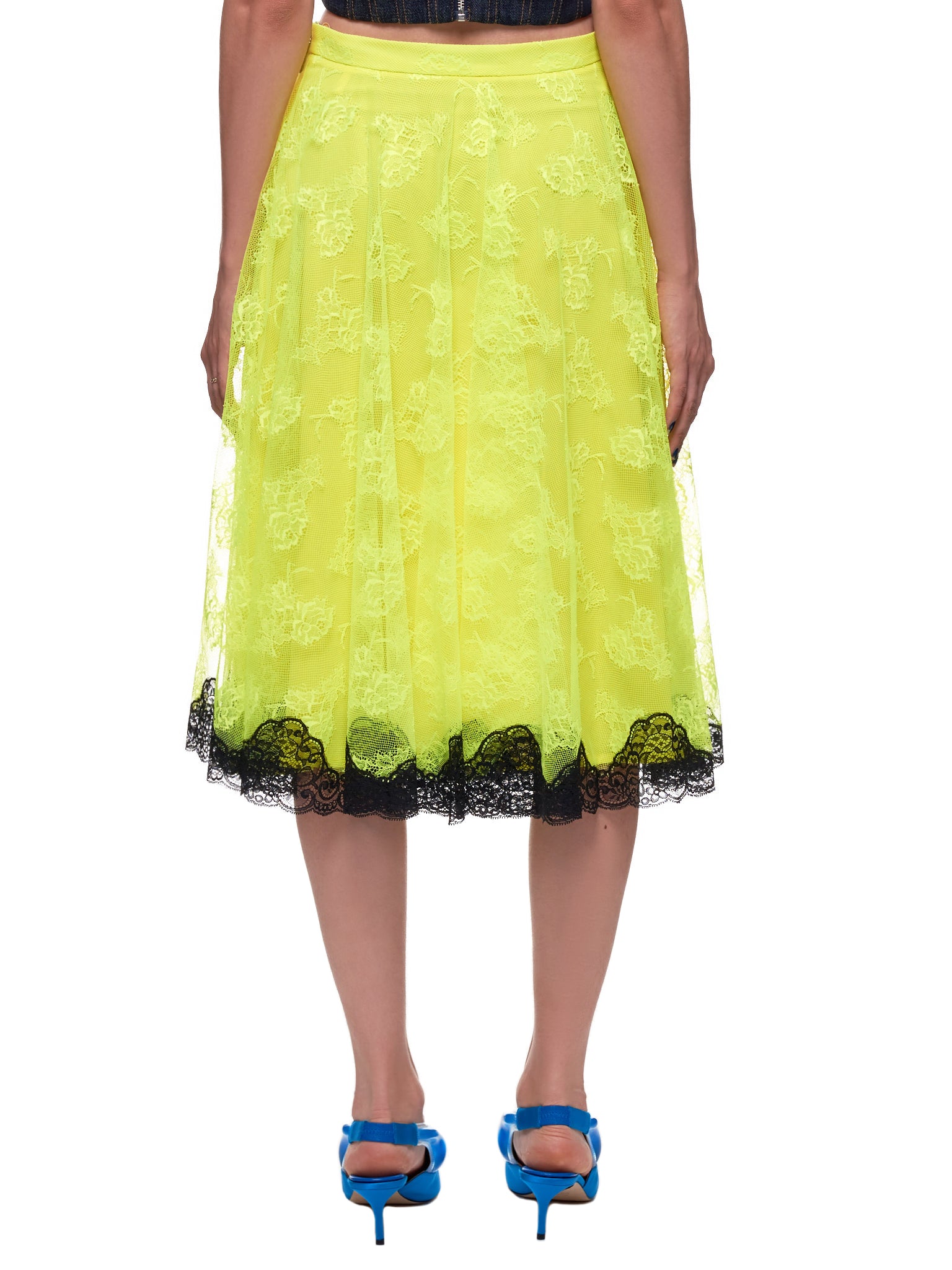 Off White & Yellow Croptop – Skirt – Label Anushree