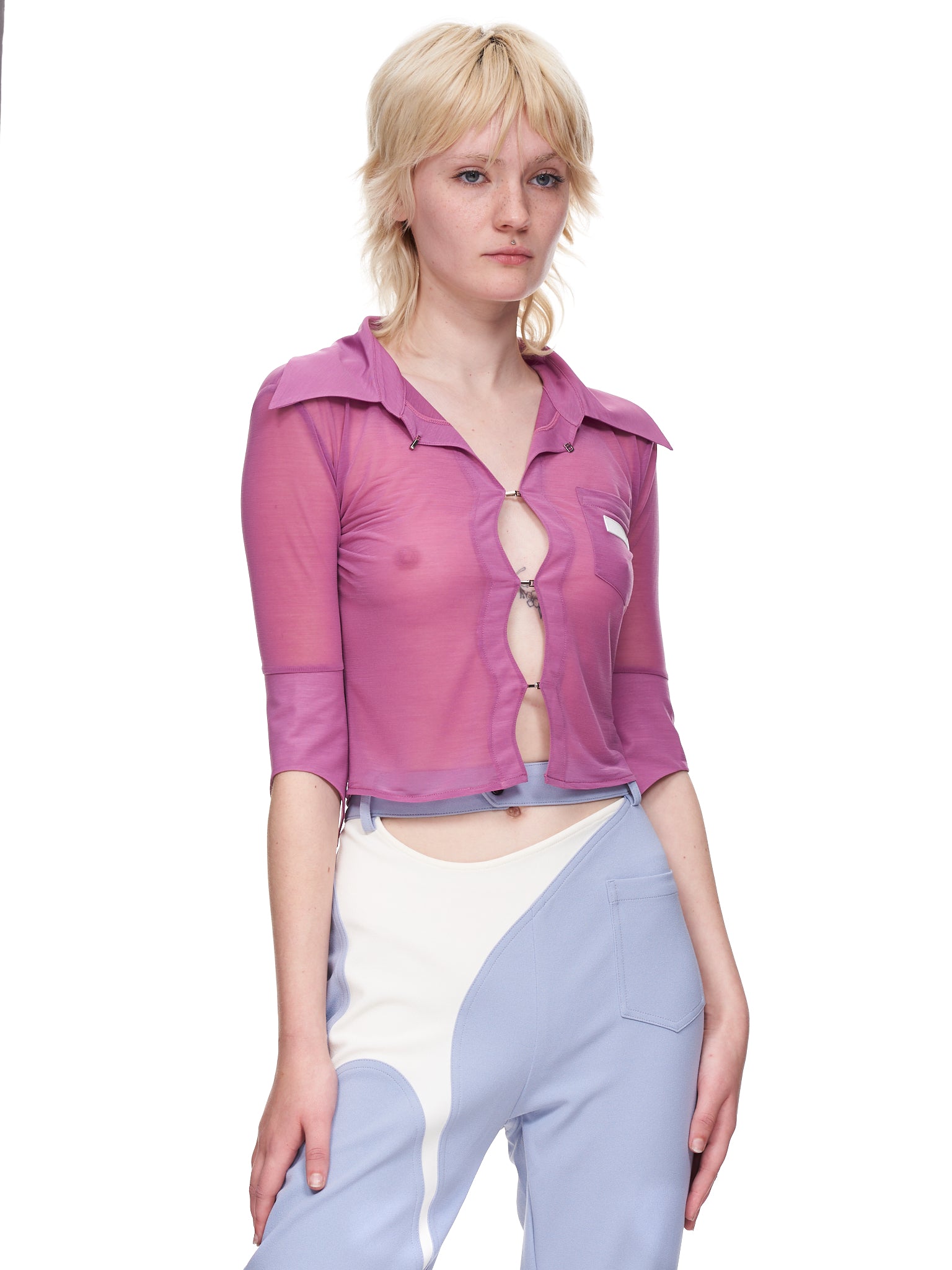 Didu Glassy Mini Shirt | H.Lorenzo - side 2