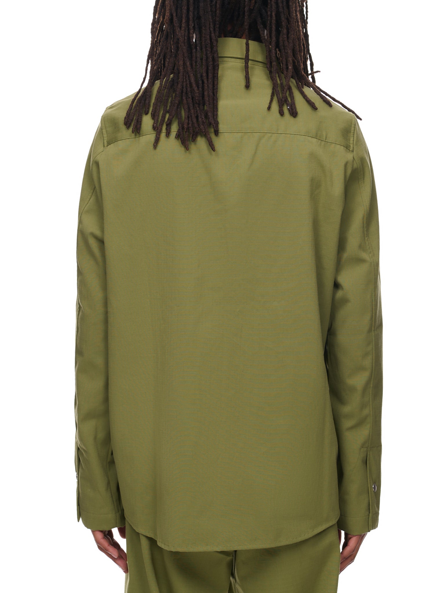 Snap Front Ripstop Shirt (SR01535481-JOR-KHAKI)