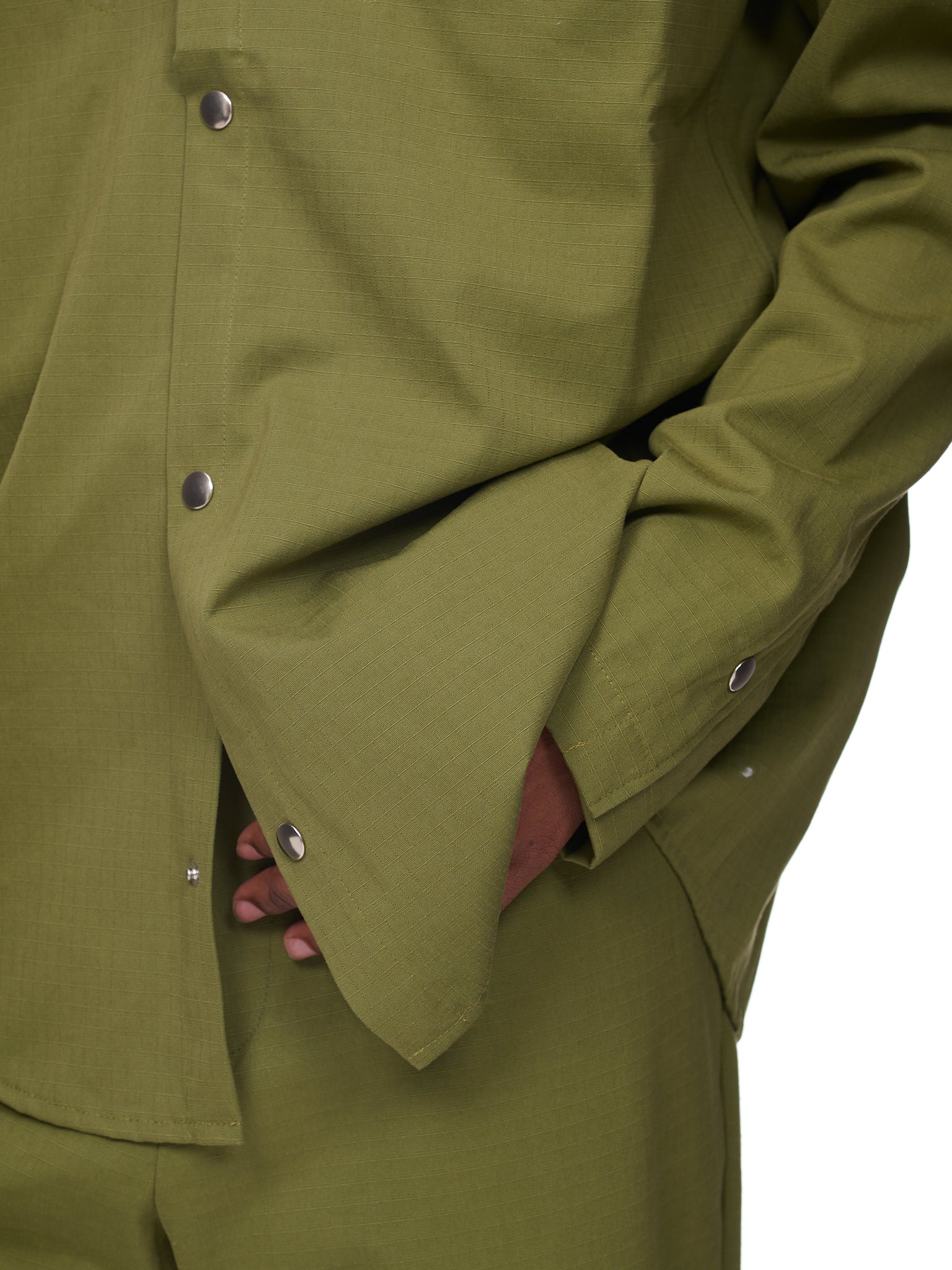 Snap Front Ripstop Shirt (SR01535481-JOR-KHAKI)