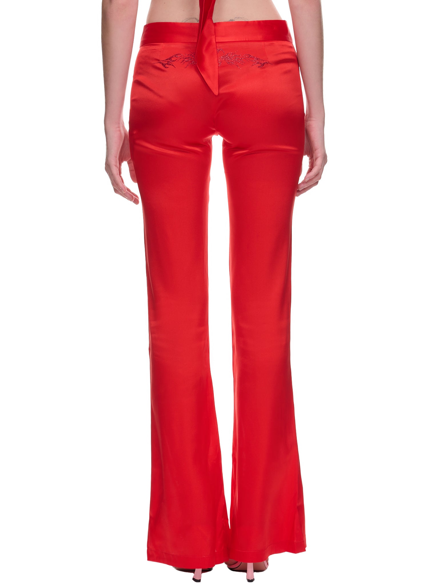 Silk Tattoo Pants (STFP-SILK-TATTOO-RED)