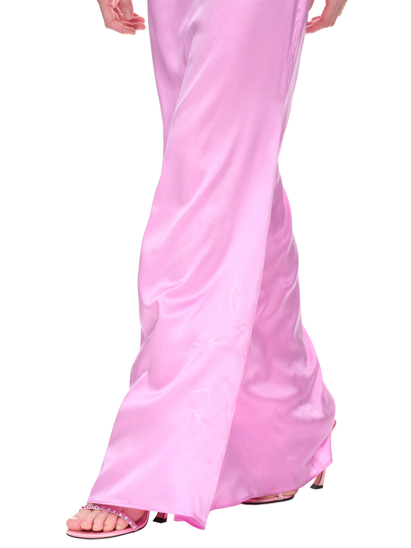 Silk Tattoo Maxi Dress (STLD-SILK-TATTOO-PINK)