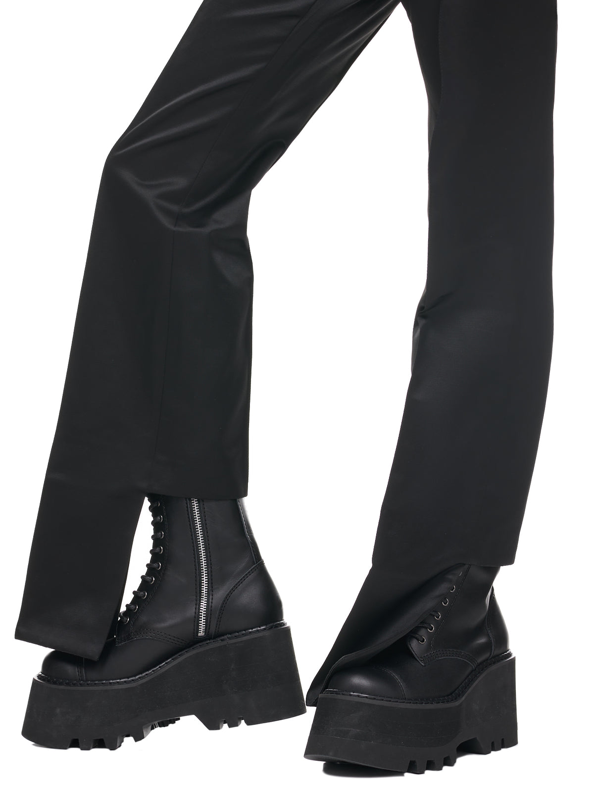 Slinky Trousers (STW-BLACK-SATIN)