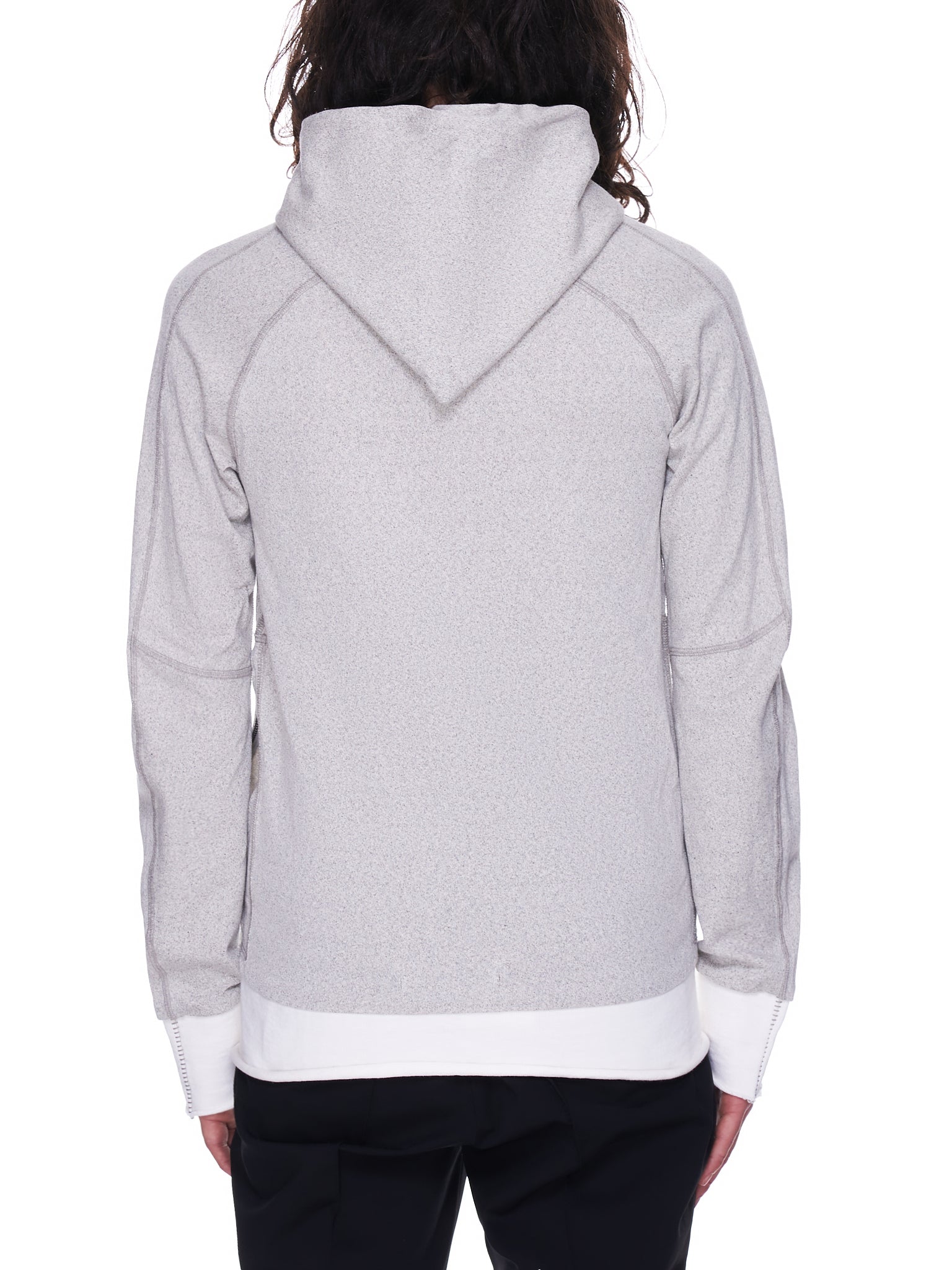 OBJECTS IV LIFE Boulder-print cotton hoodie - Grey