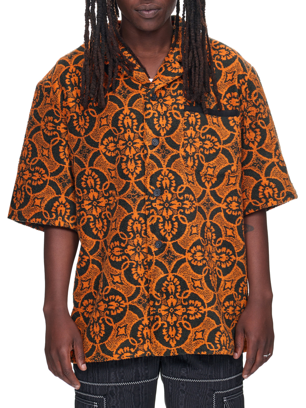 Oriental Terry Bowling Shirt (T249X-WOVCO0005-ORIENTAL-ORIOL)