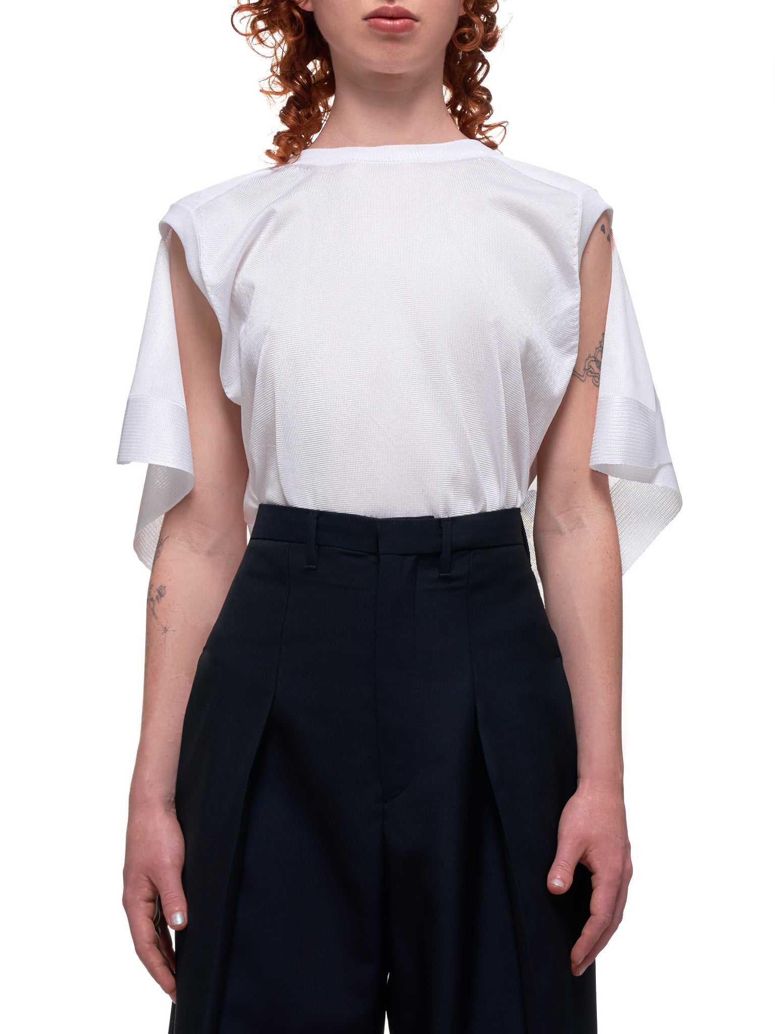 Print Knit Vest (TA01-XN002-E-WHITE)
