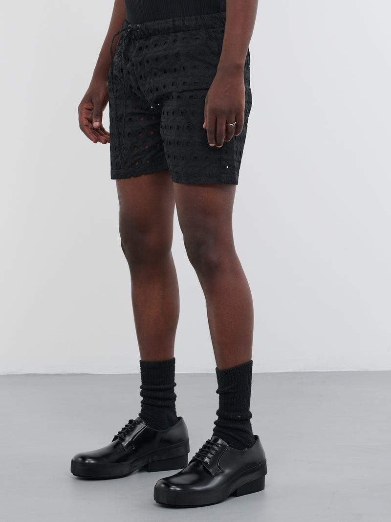 Lace Shorts (TJMSS23T02-BLACK)
