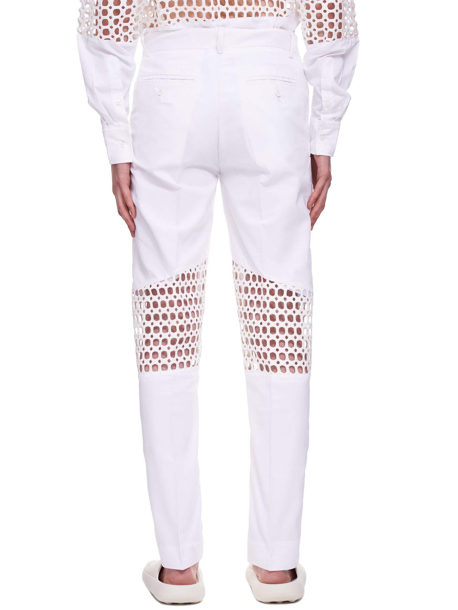 Tokyo James Lace Trousers | H. Lorenzo - back