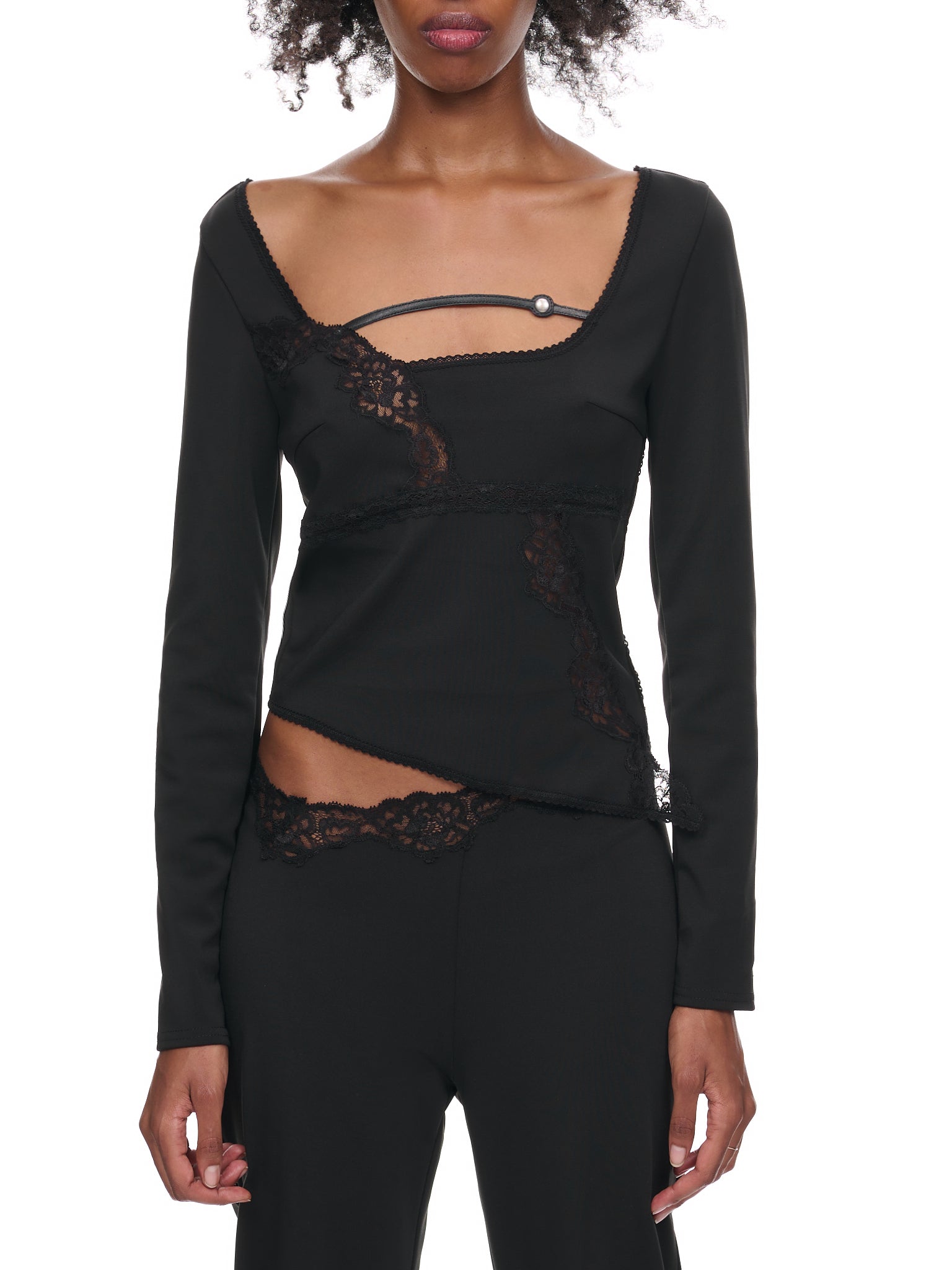 Lace Top (TO051SHE-BLACK)