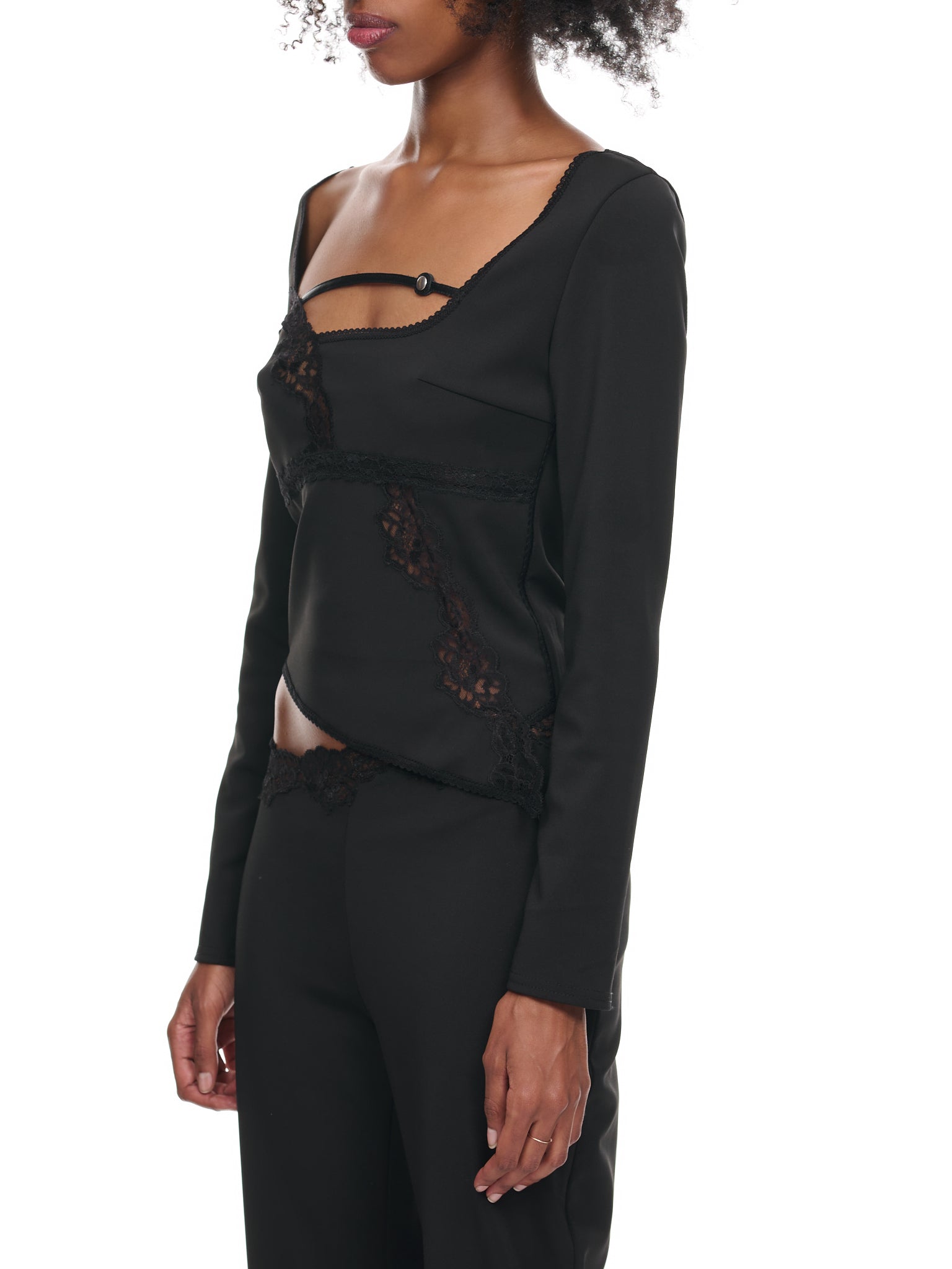Lace Top (TO051SHE-BLACK)