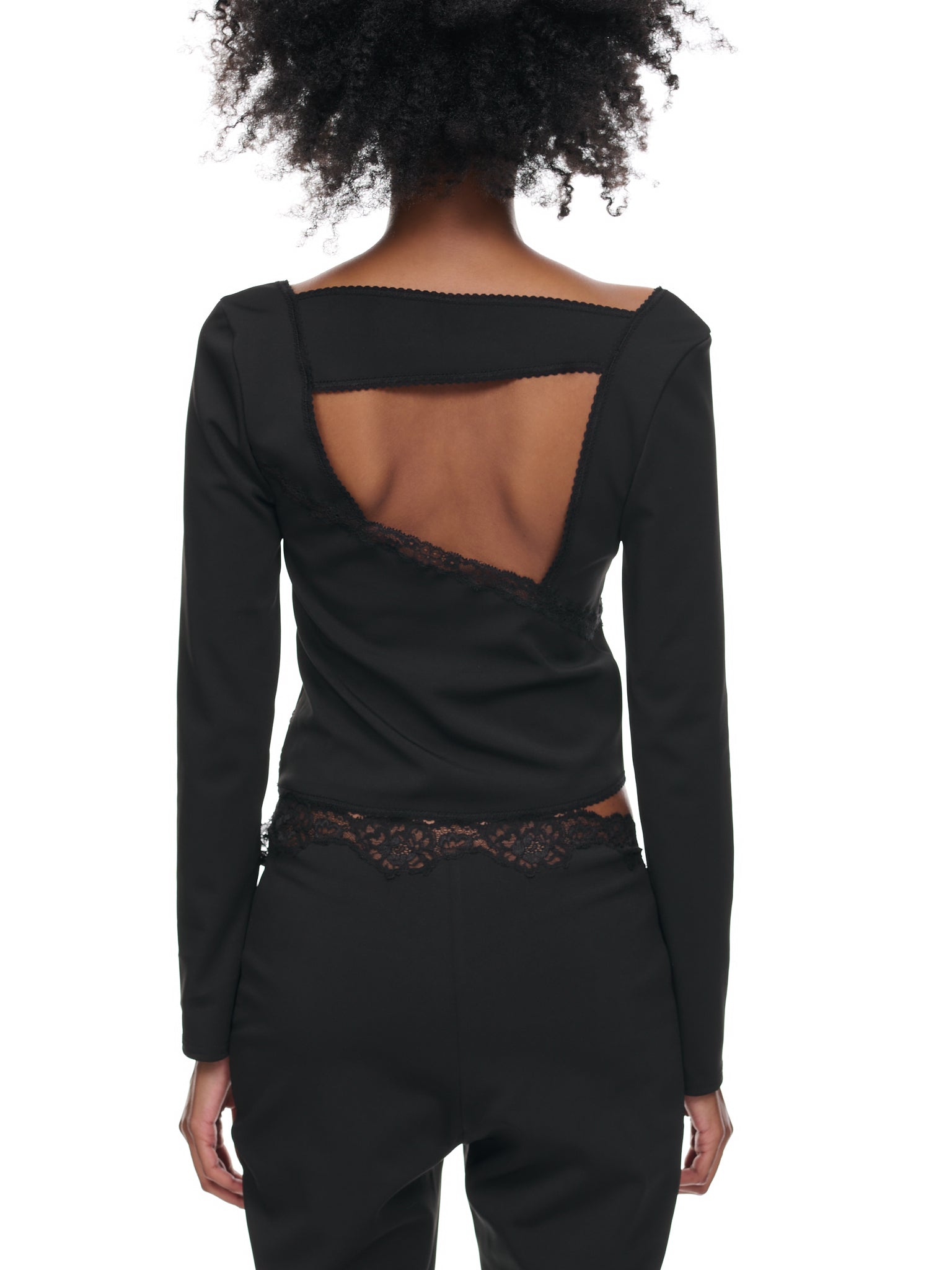 Lace Top (TO051SHE-BLACK)