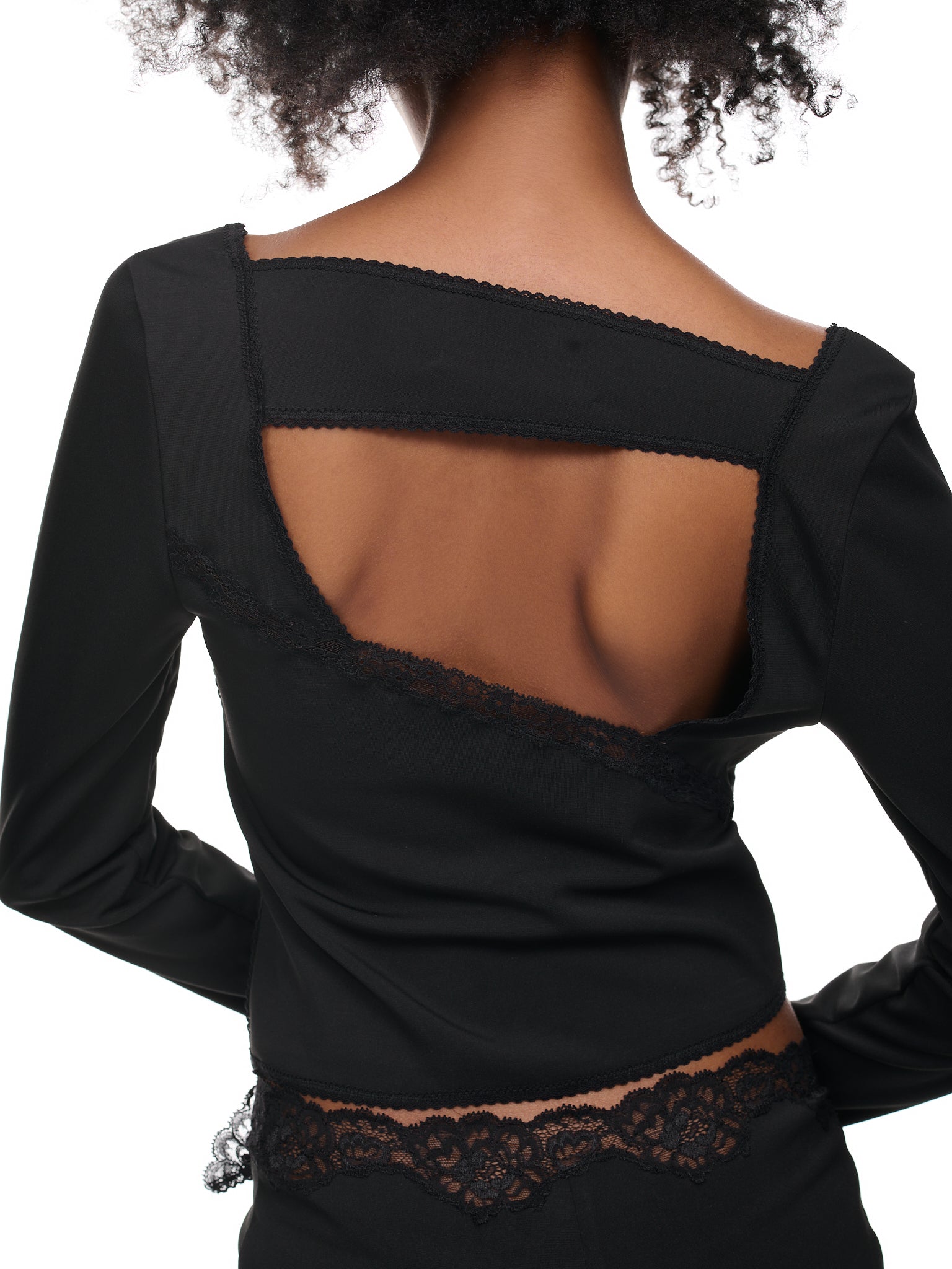 Lace Top (TO051SHE-BLACK)