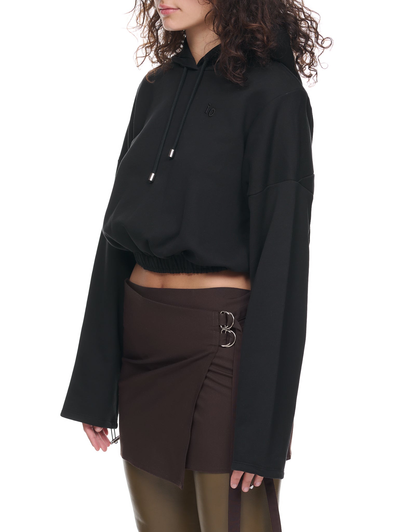 Open Back Hoodie (TP00-1-BLACK)