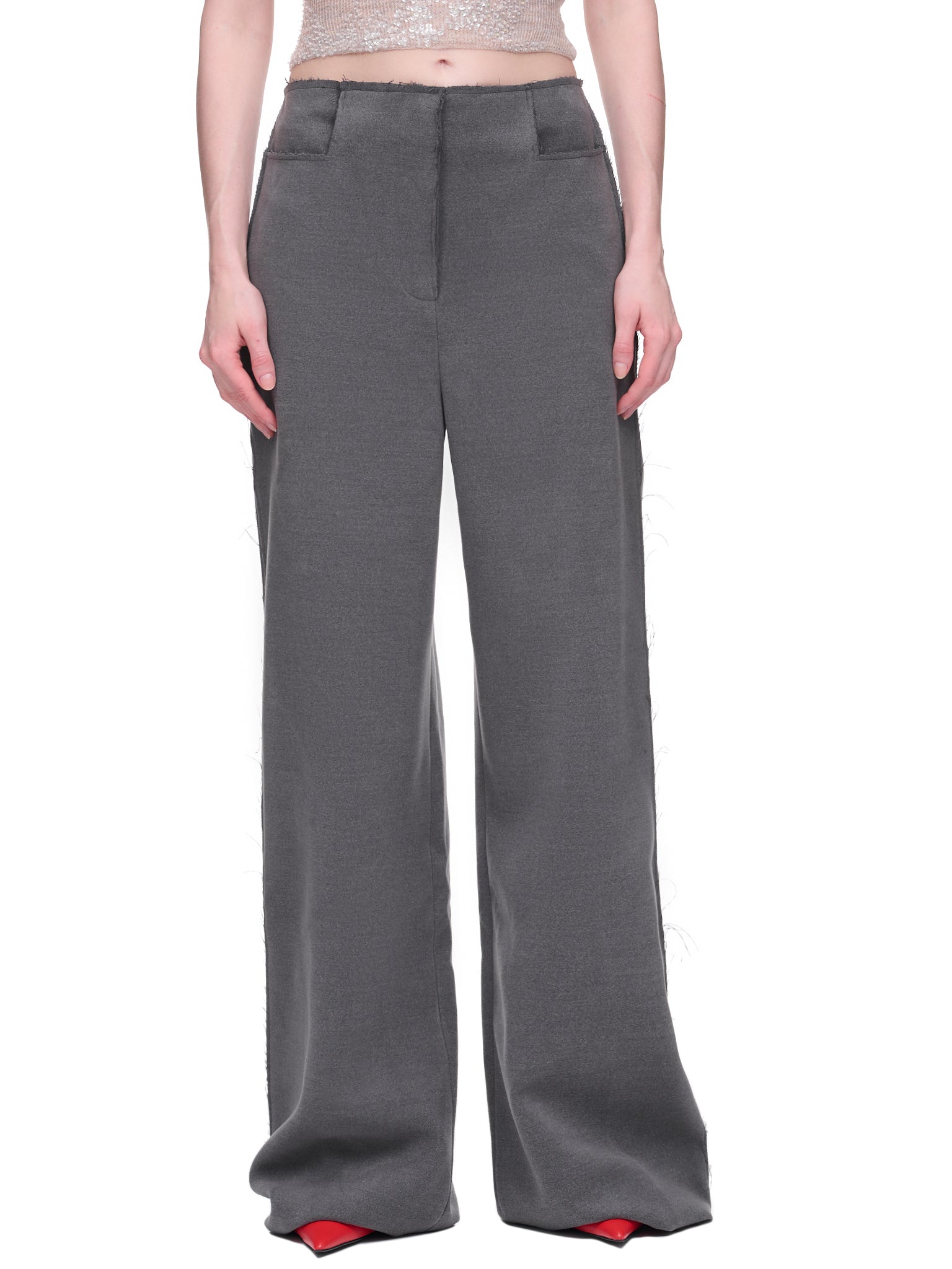 Hagen Oversized Trousers ( (TR-058-HAGEN-BW-CHARCOAL)