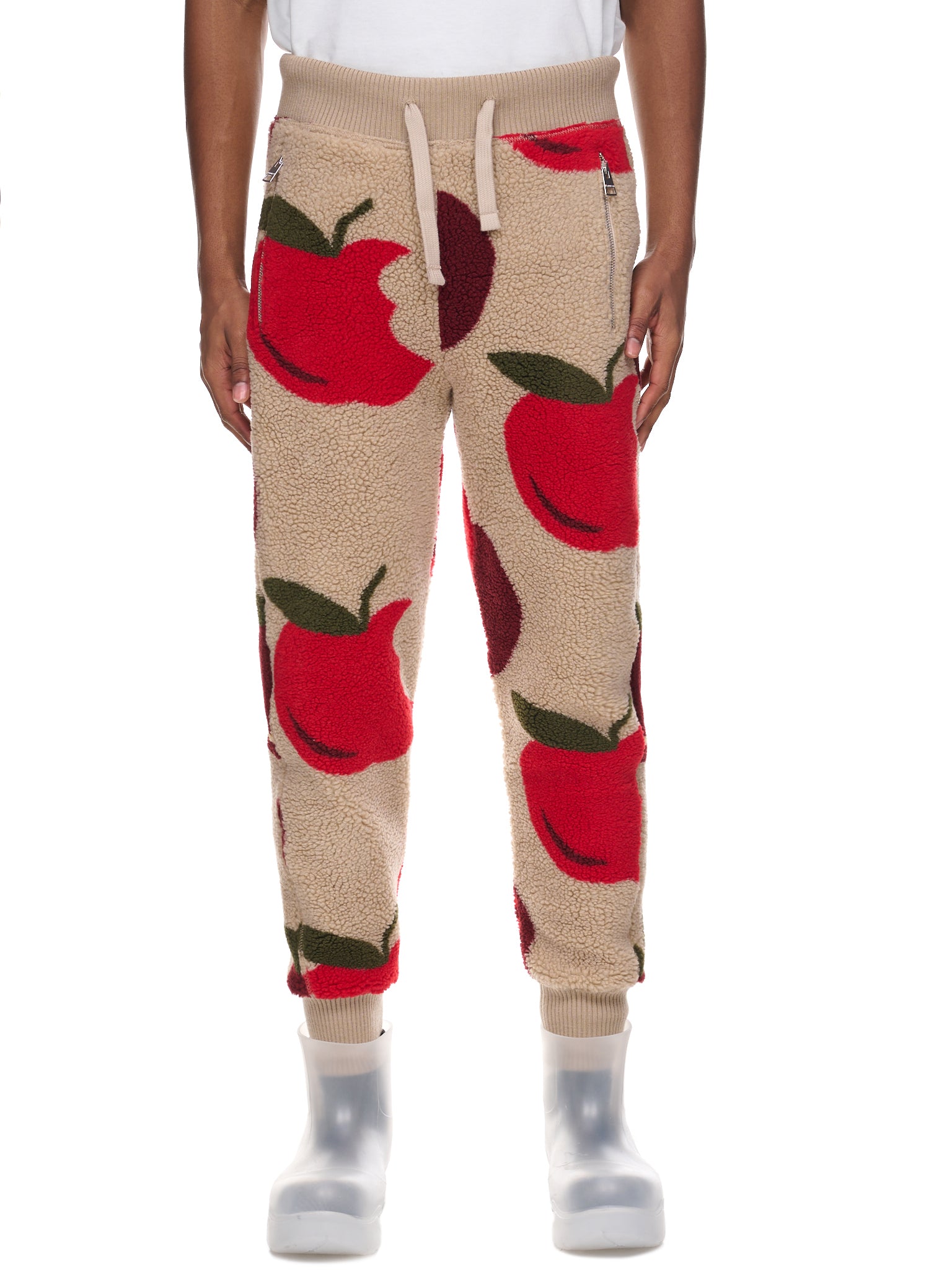 JW ANDERSON Tapered Fleece Joggers | H. Lorenzo - front