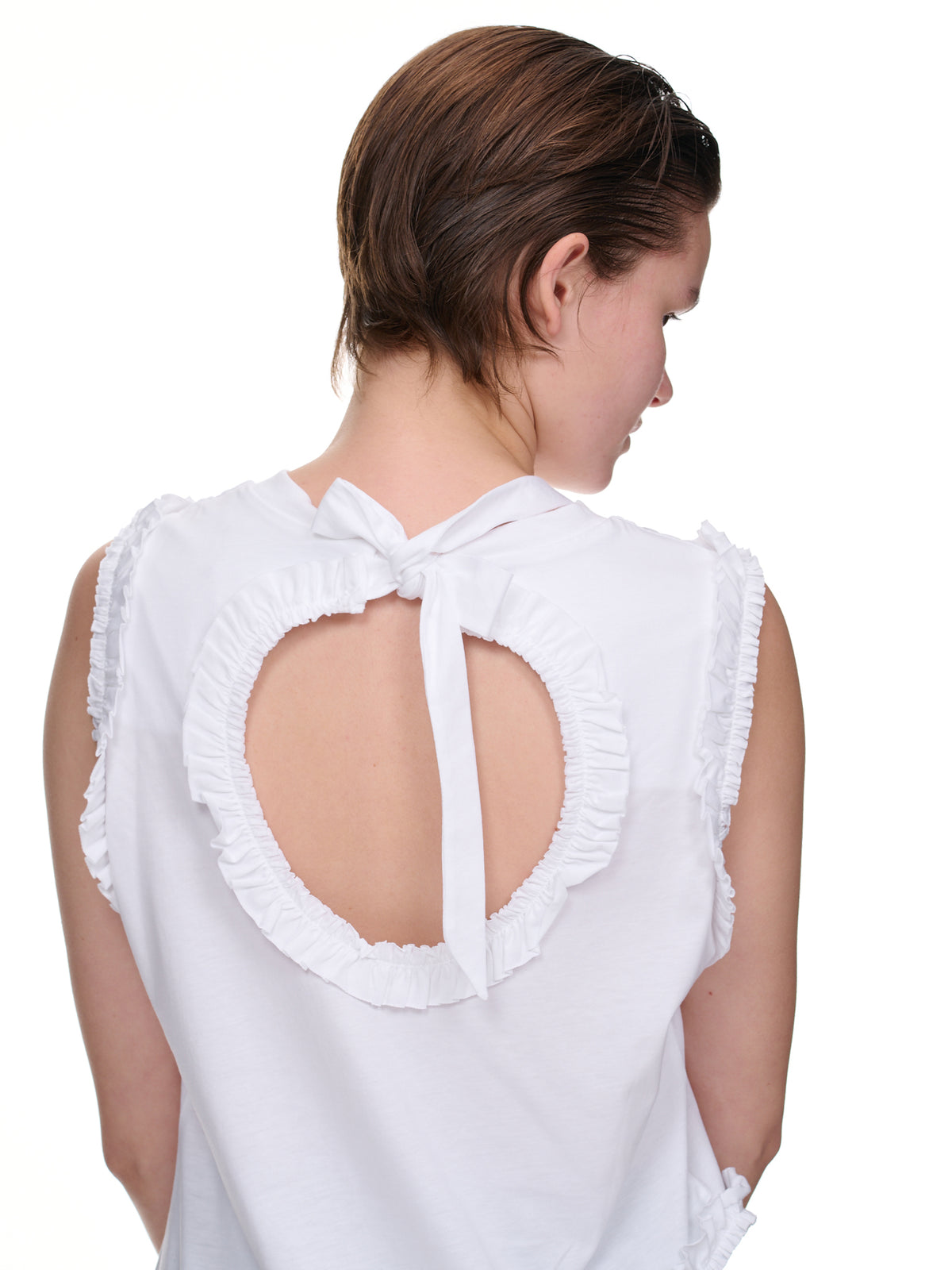 Tie Neck Tank (TS352-0553-WHITE)