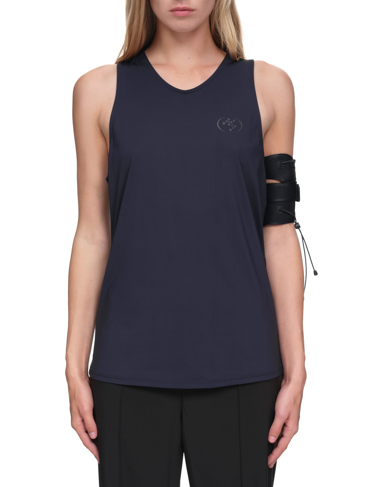 Hyein Seo Track Tank with Armband | H.Lorenzo - front