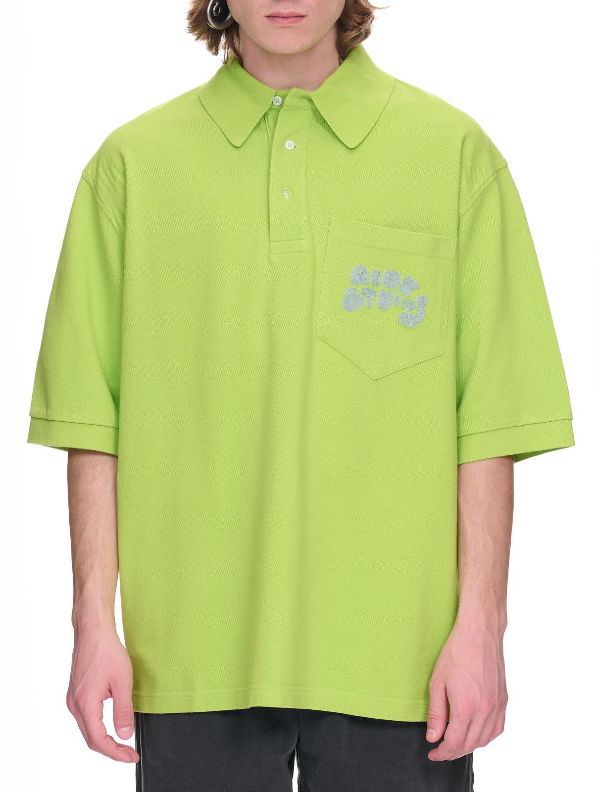 ACNE STUDIOS Logo Polo T-Shirt | H. Lorenzo - front