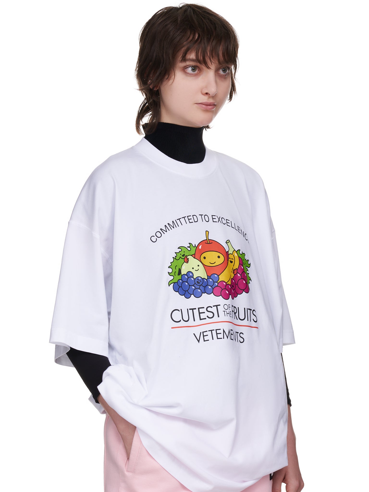 'Cutest of Fruits' Tee (UA52TR360W-WHITE)