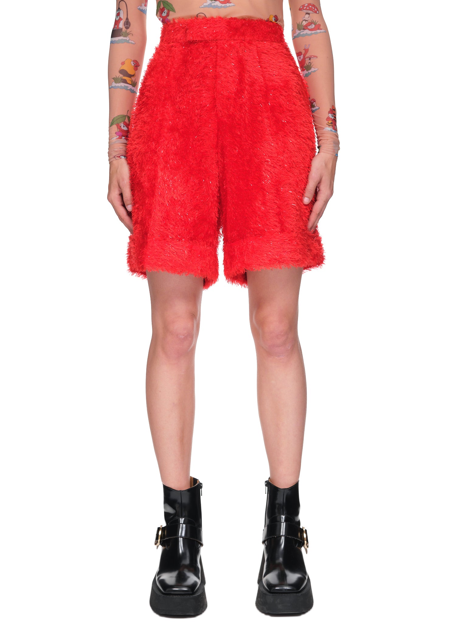 Fuzzy Shorts (UC1B1503-RED)