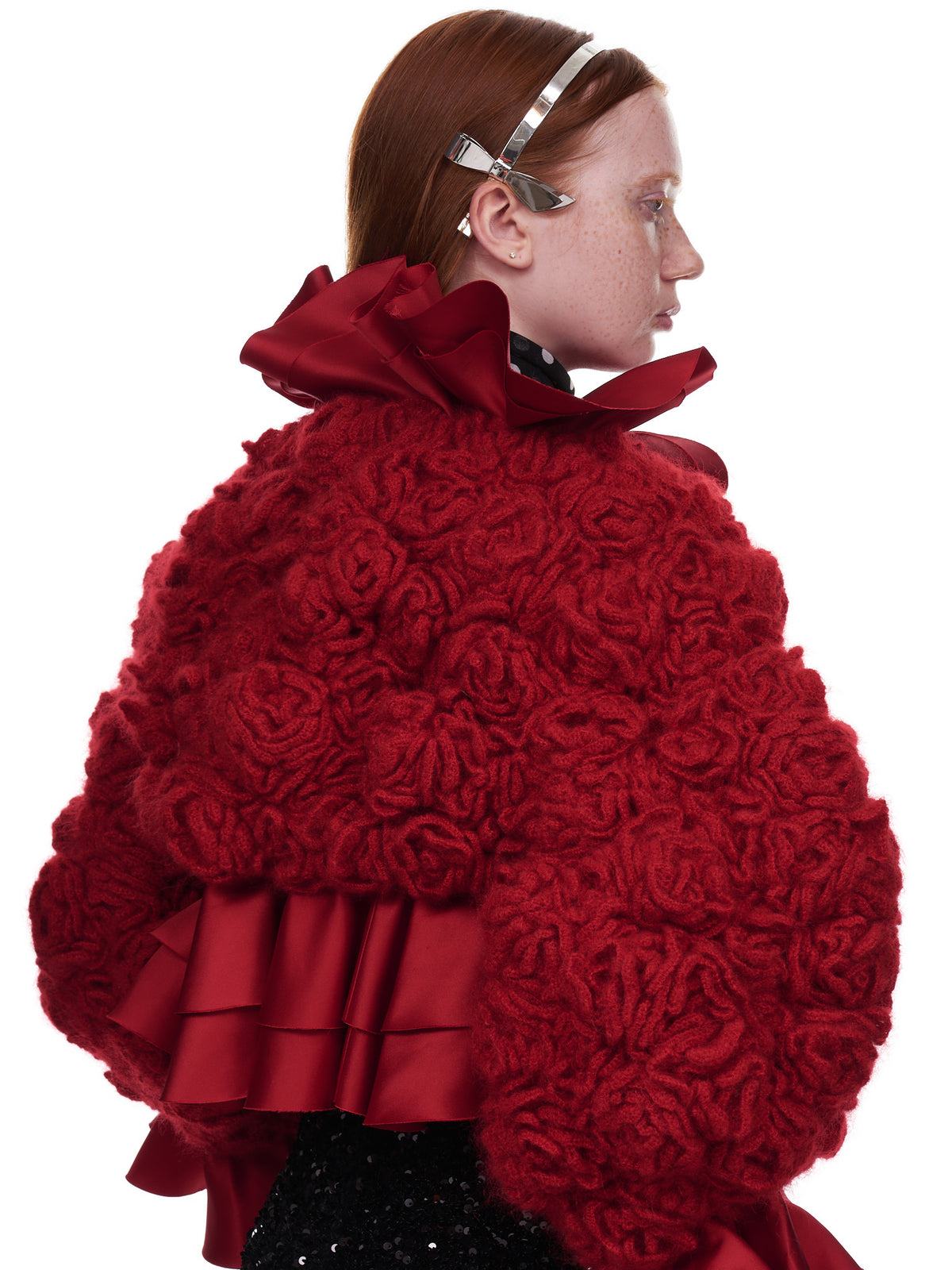 Undercover Rose Fold Blouson | H. Lorenzo - detail 2