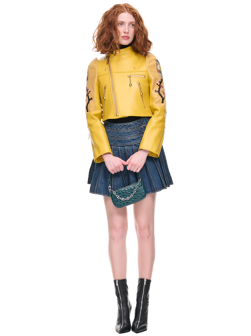 Mini Rachel Croco Bag (MINI-RACHEL-PETROL)