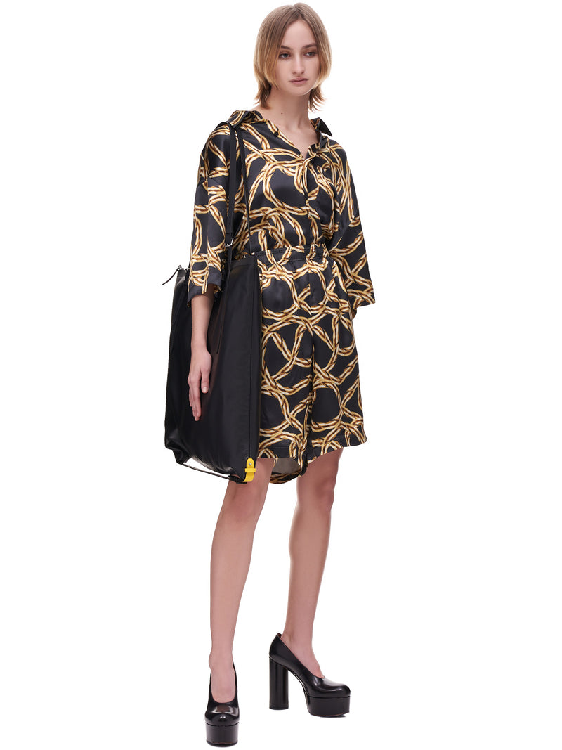 Vetements Gold Chain Fluid Shorts | H. Lorenzo - styled 