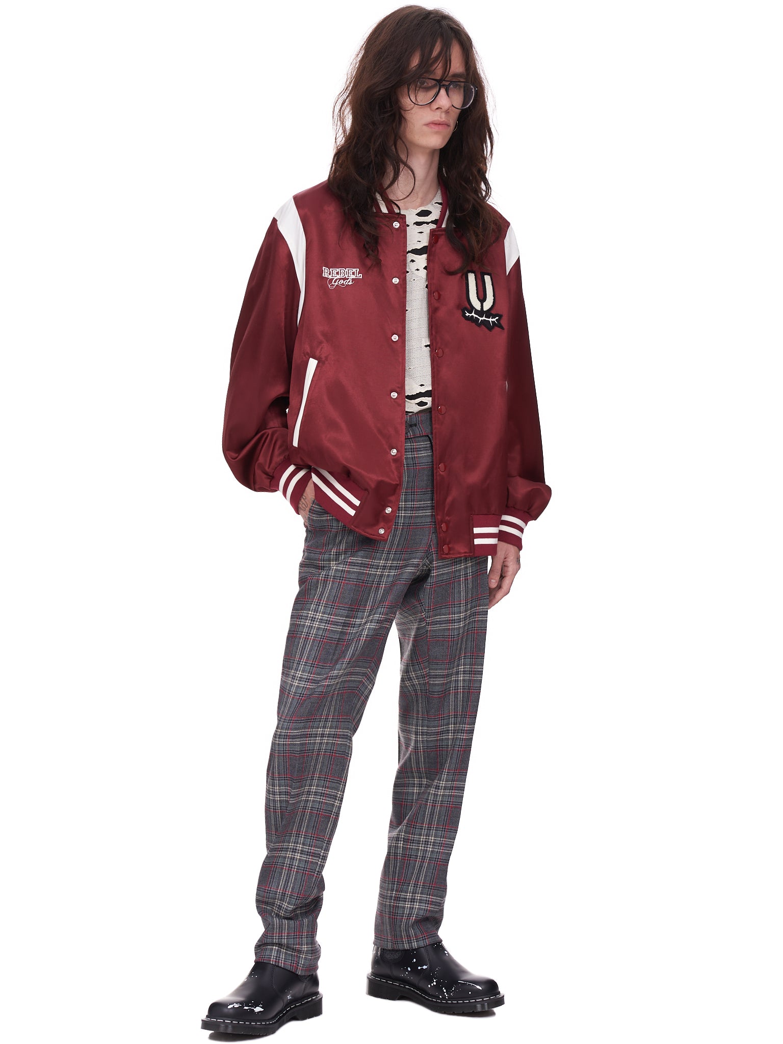 Undercover Letterman Jacket | H. Lorenzo - styled 