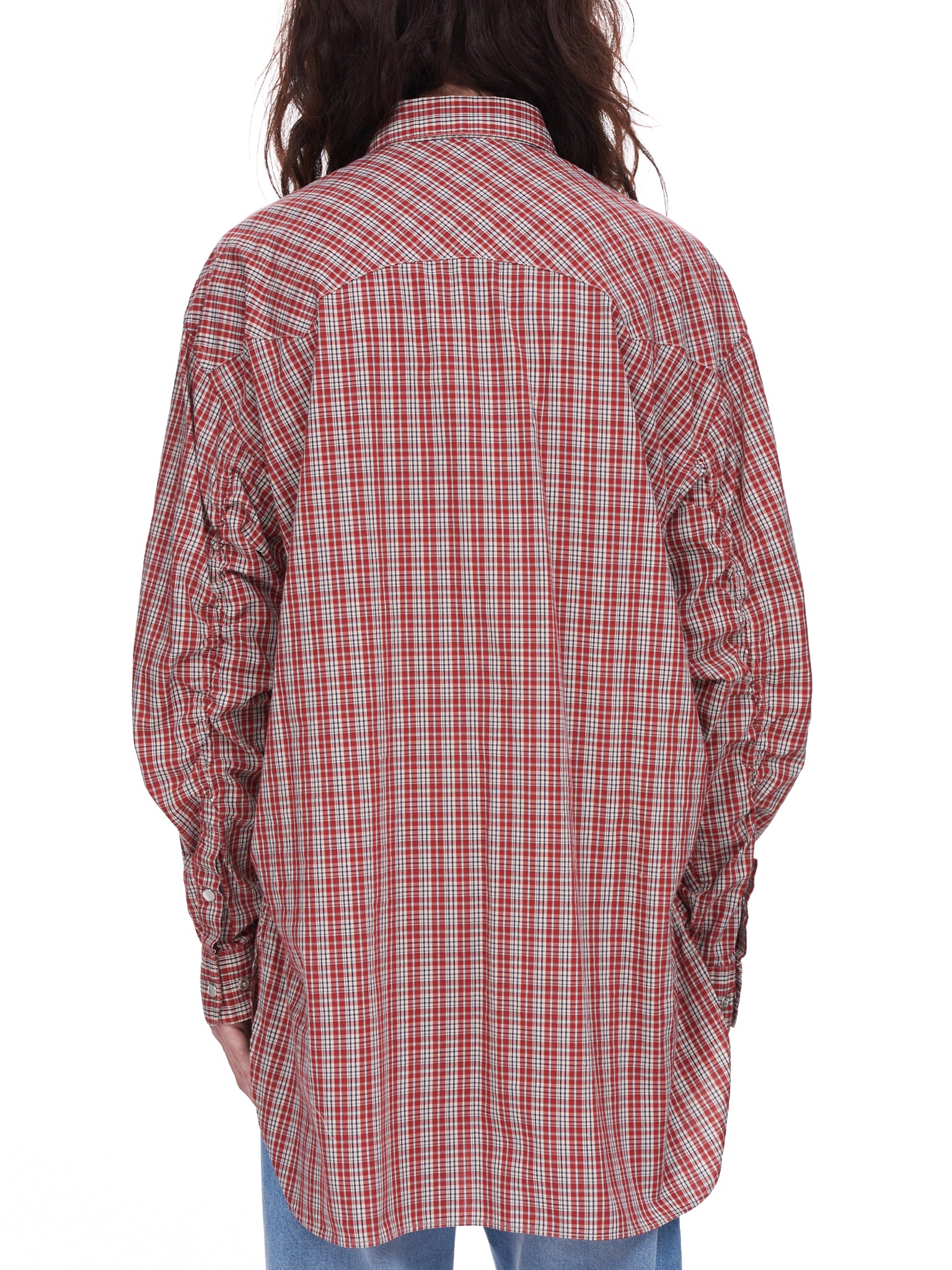 Undercover Plaid Top | H. Lorenzo - back