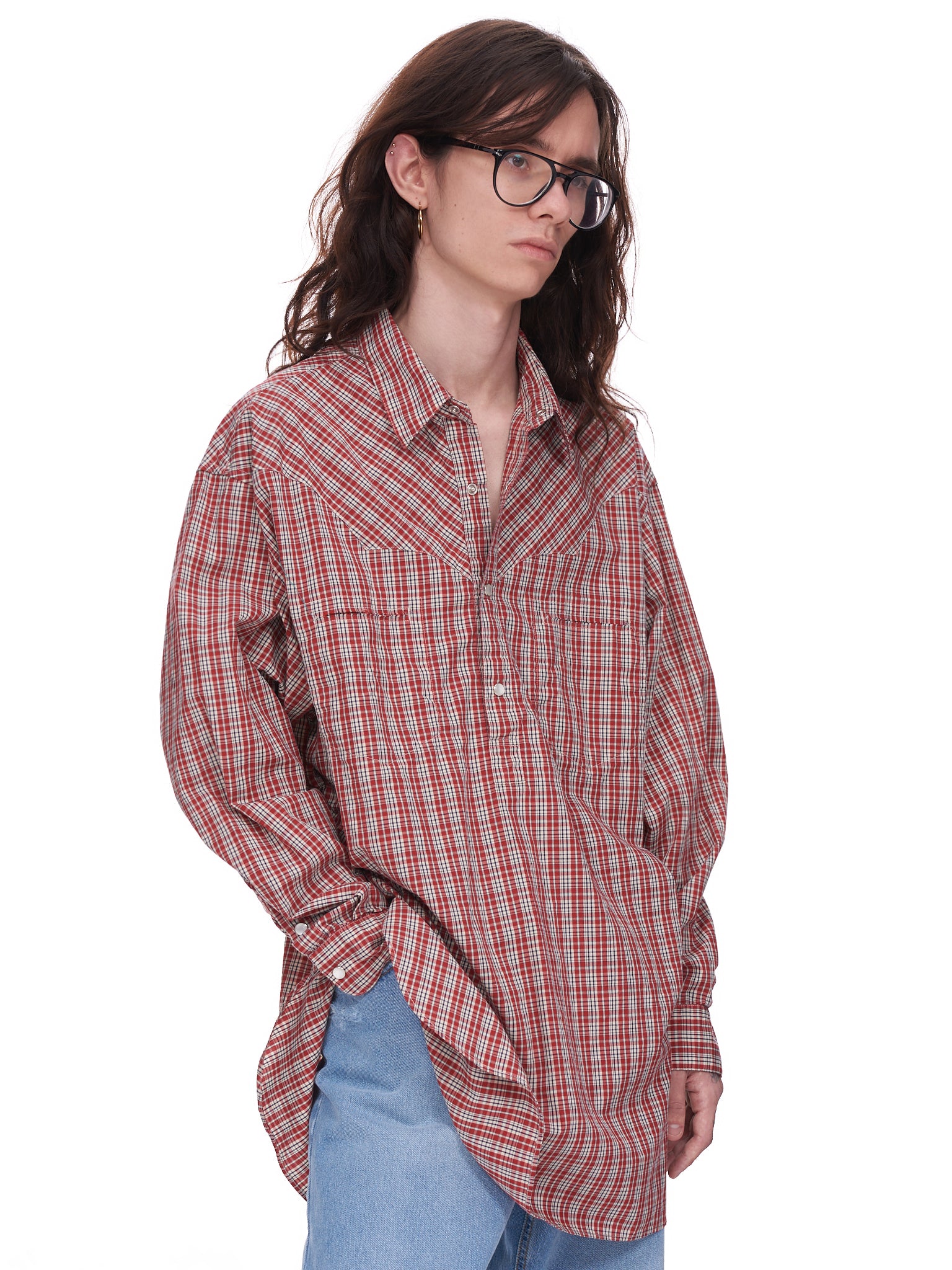 Undercover Plaid Top | H. Lorenzo - side 2