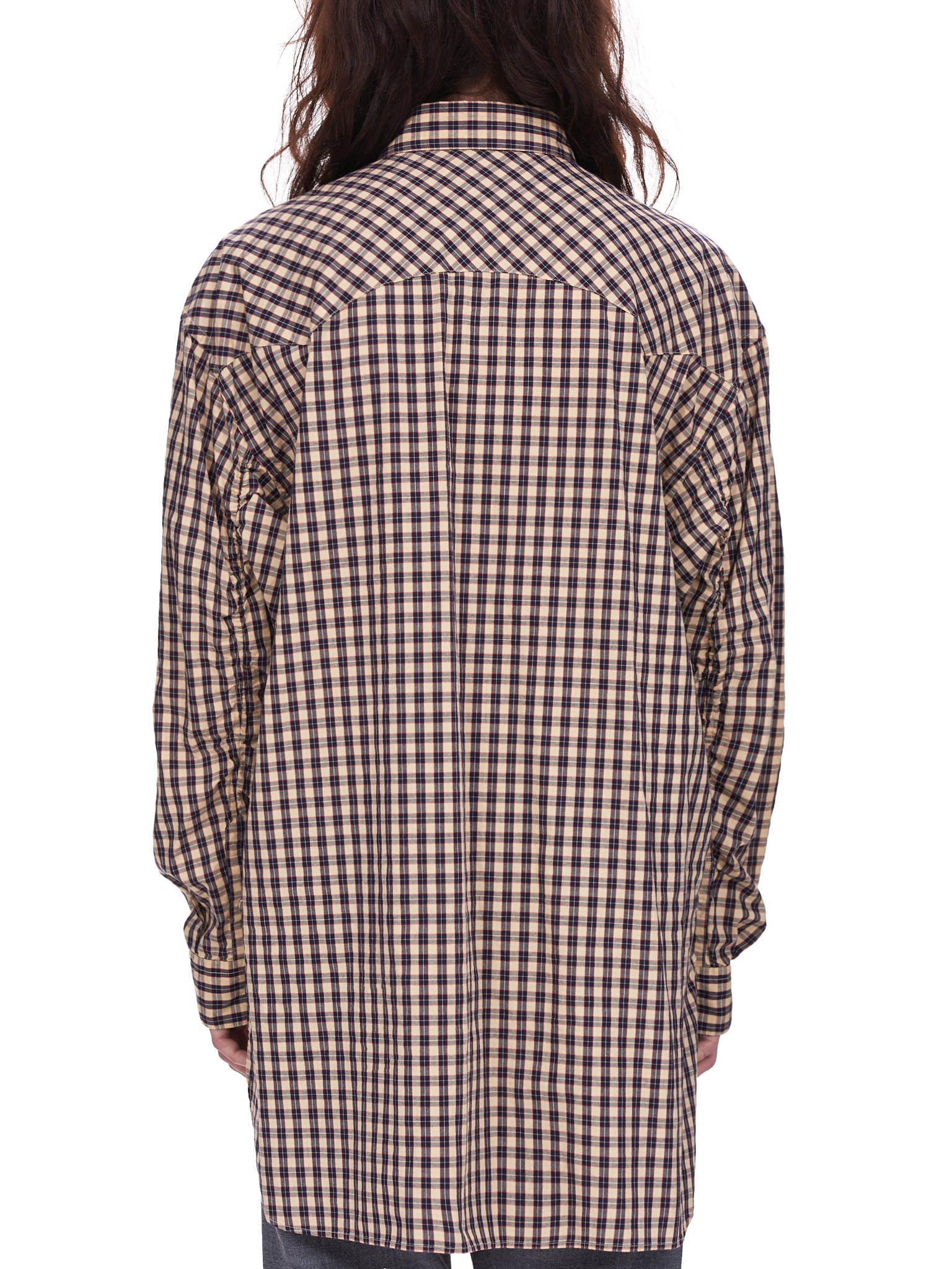 Undercover Plaid Top | H. Lorenzo - back
