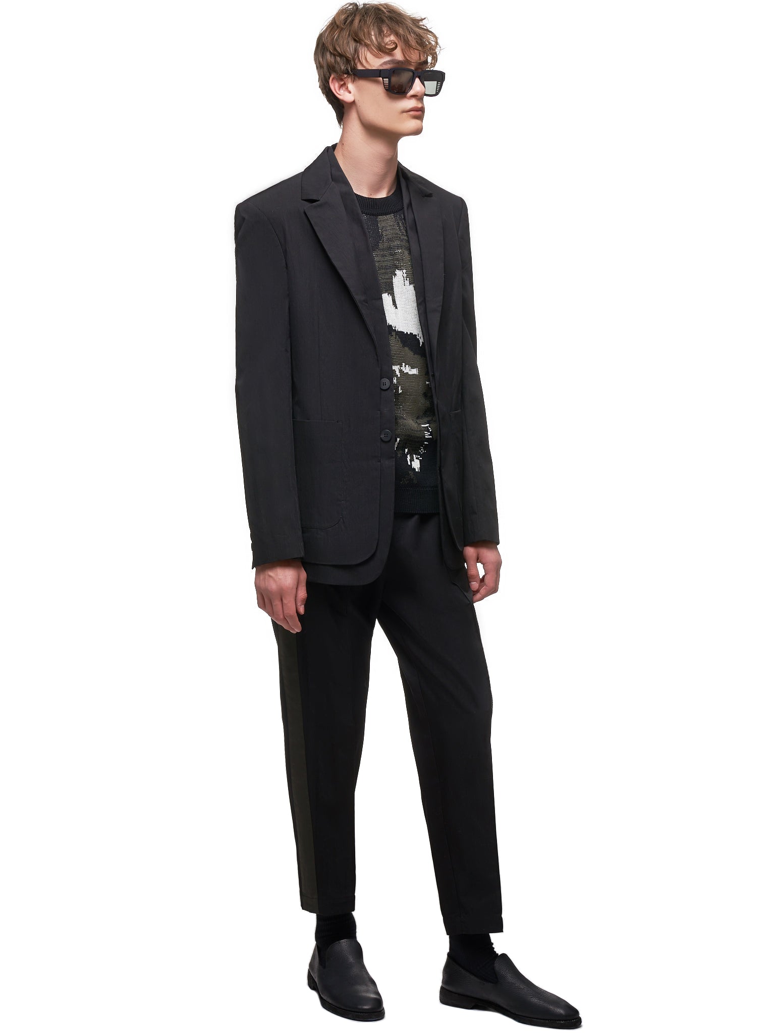 Textured Sport Coat (UW61-BLACK)