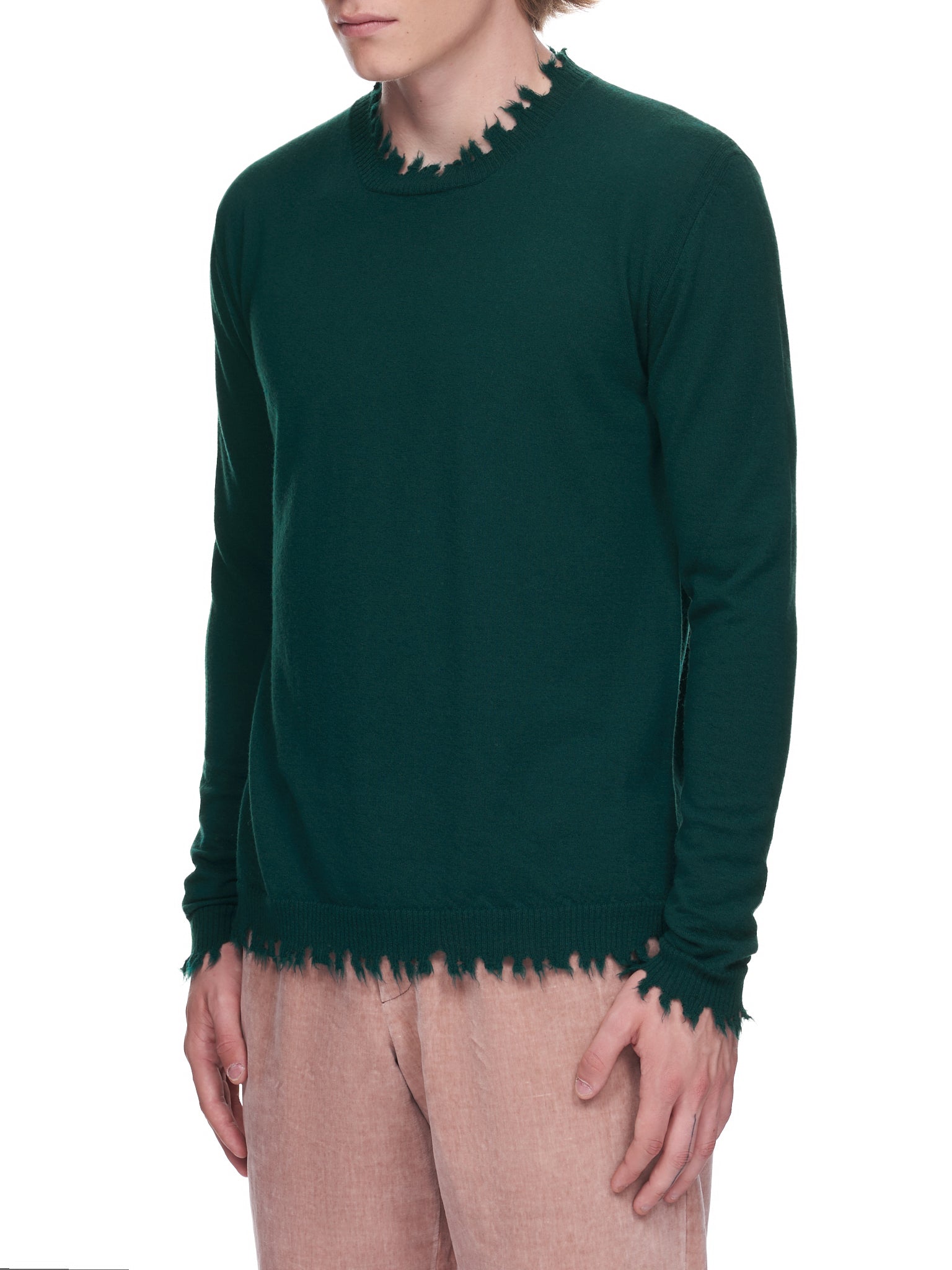 Uma Wang Distressed Cashmere Knit | H.Lorenzo - side