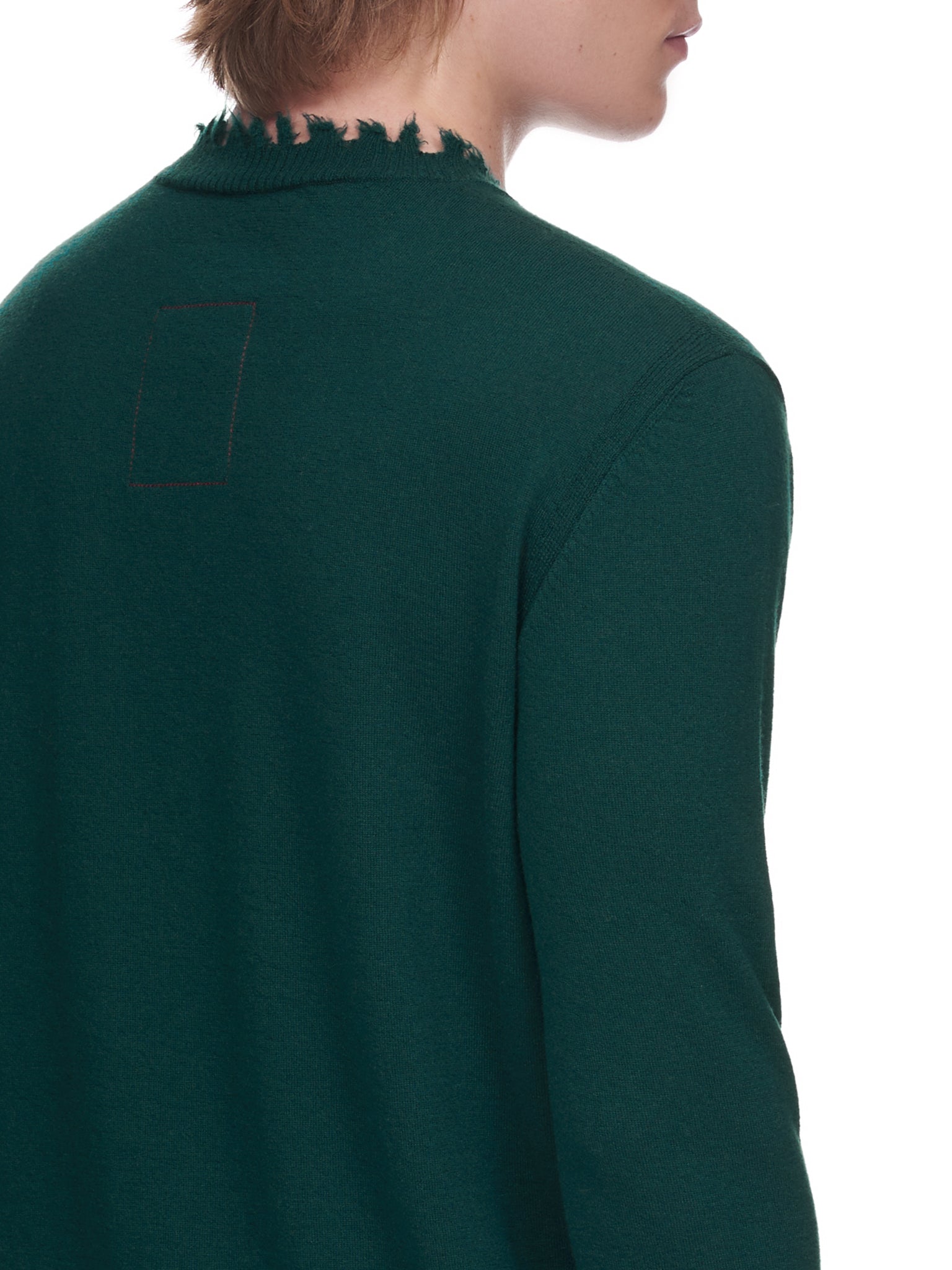Uma Wang Distressed Cashmere Knit | H.Lorenzo - detail