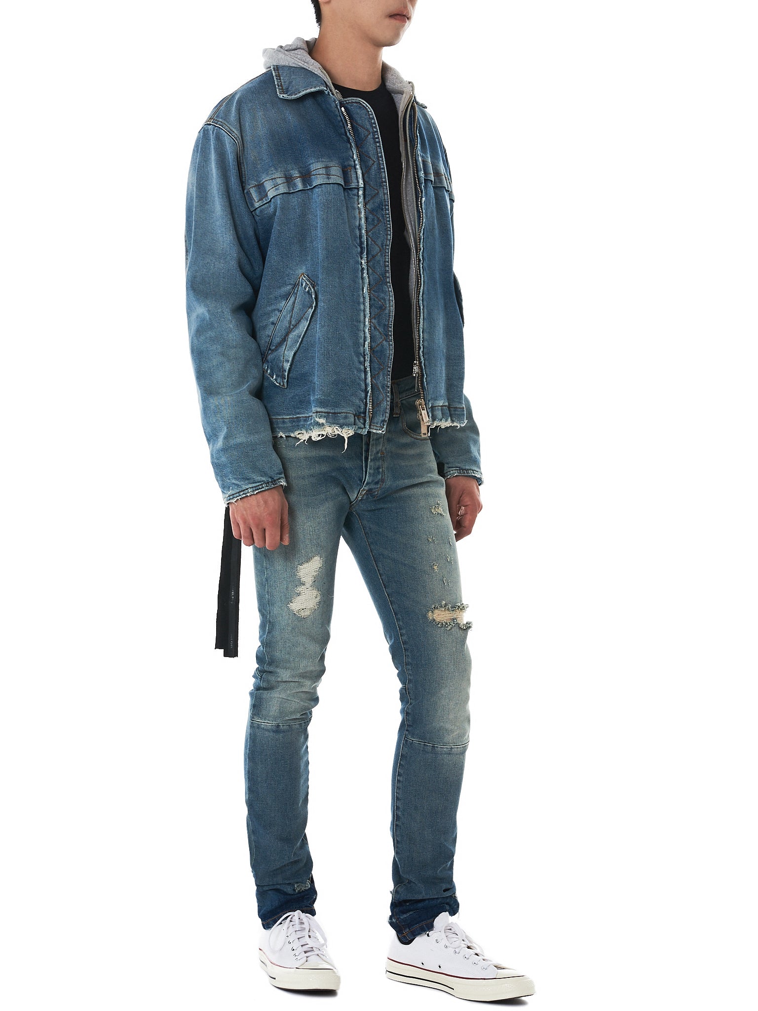 Unravel Distressed Jeans - Hlorenzo Style