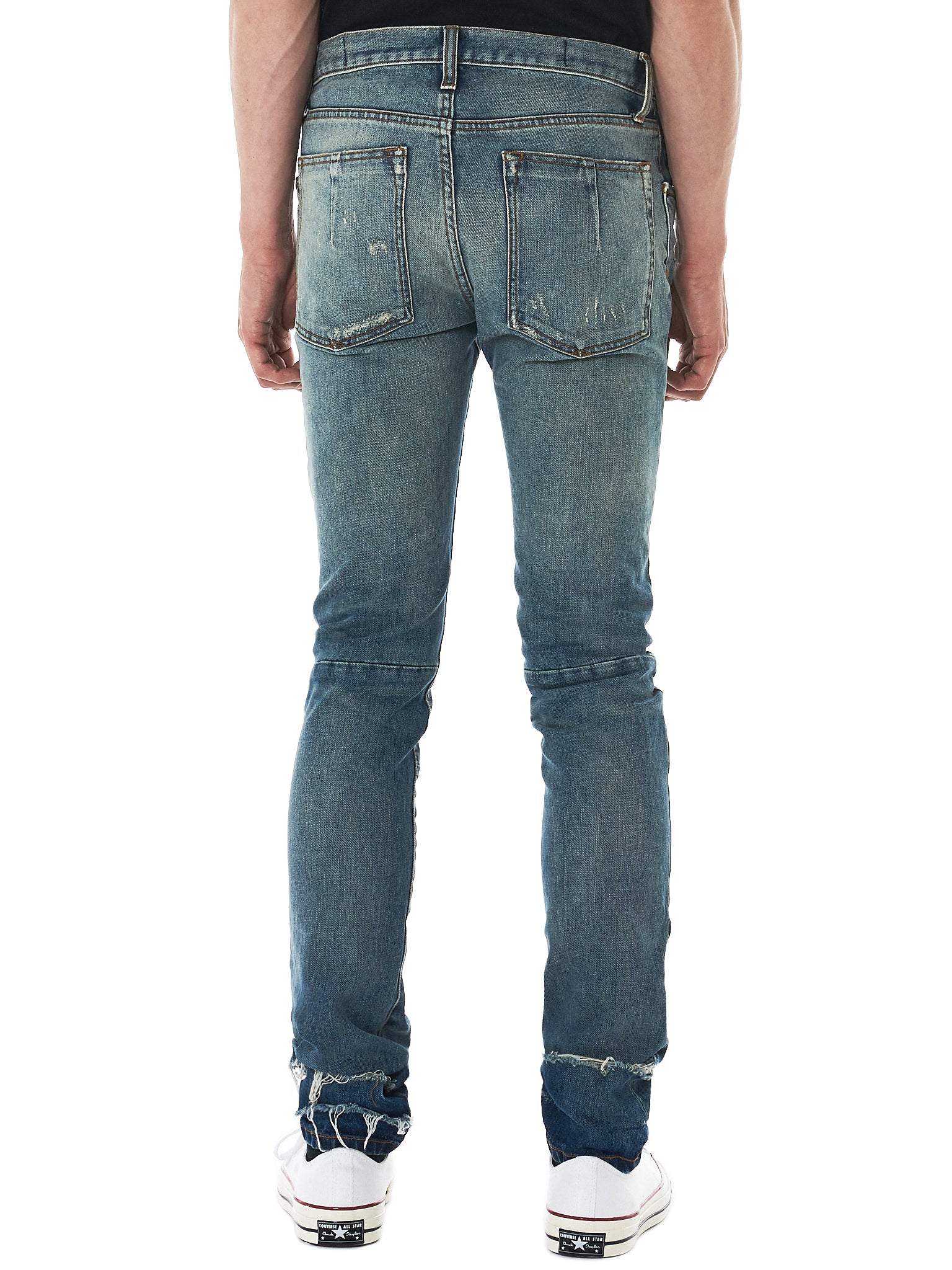 Unravel Distressed Jeans - Hlorenzo Back