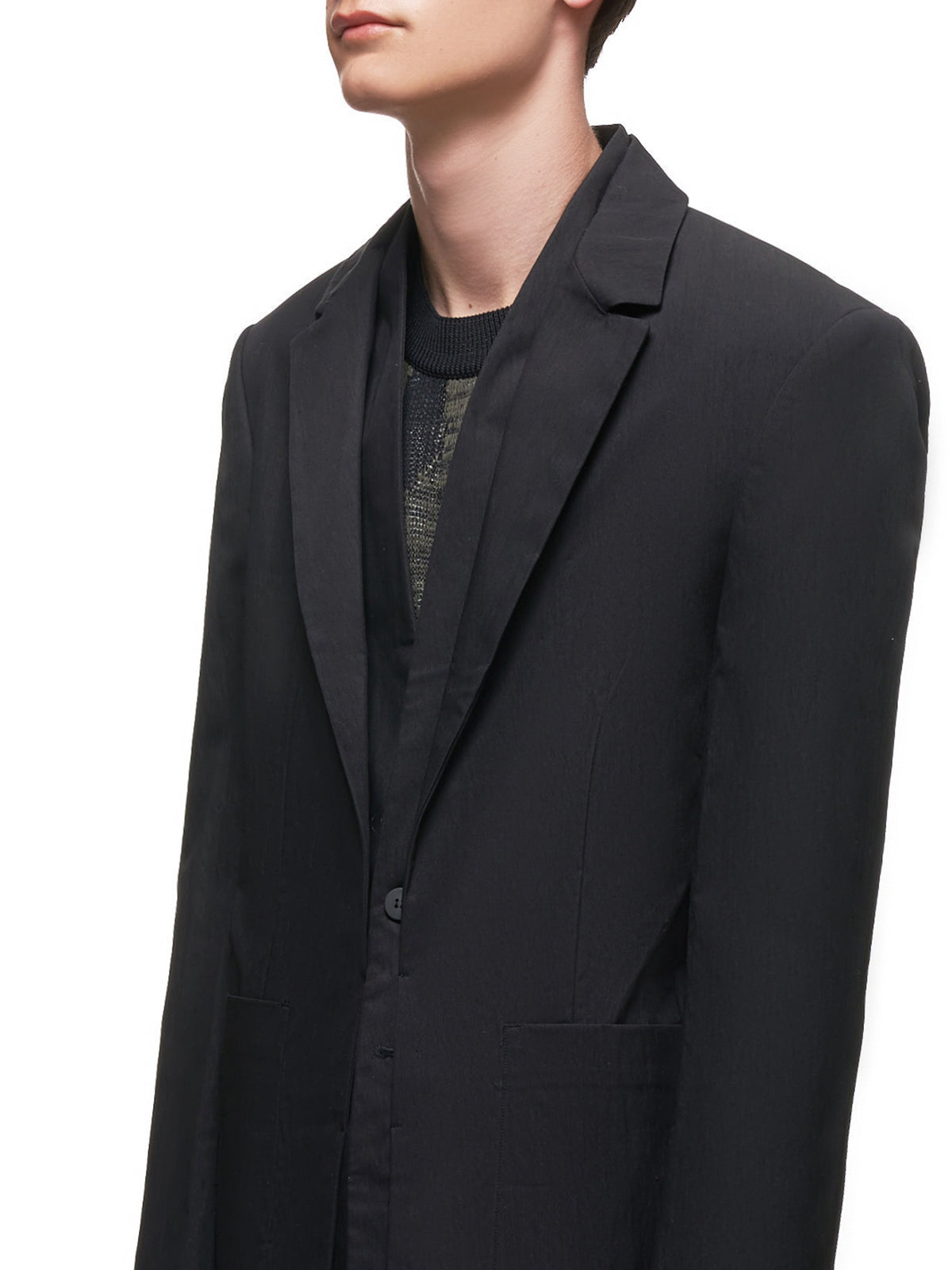 Textured Sport Coat (UW61-BLACK)