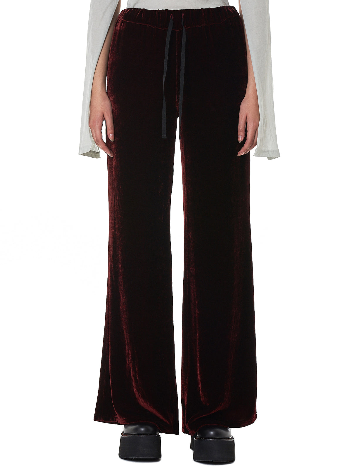 Unravel Velvet Trouser - Hlorenzo Front