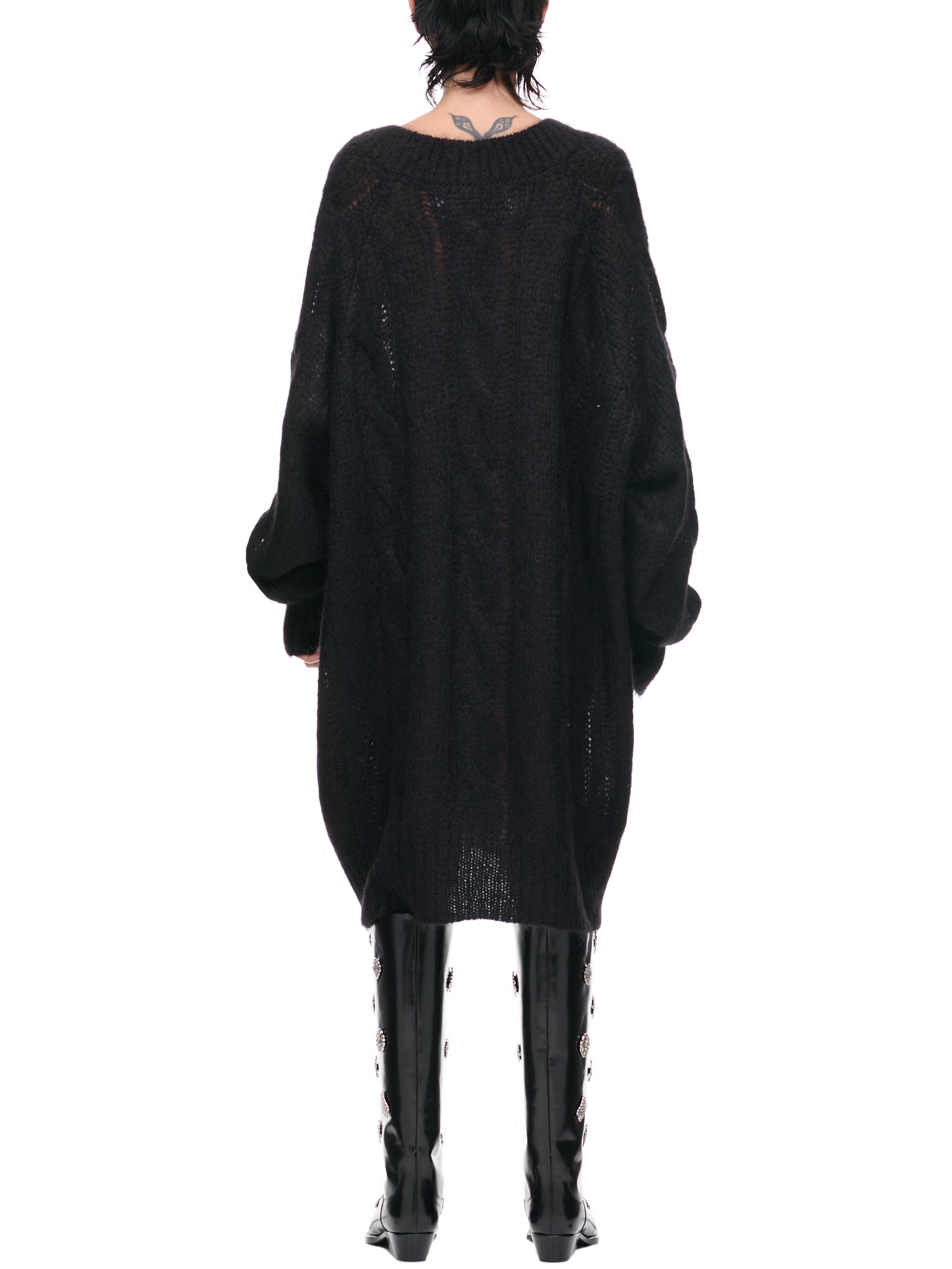 Xl Cable Knit Dress (VAQ04N001-BLACK)