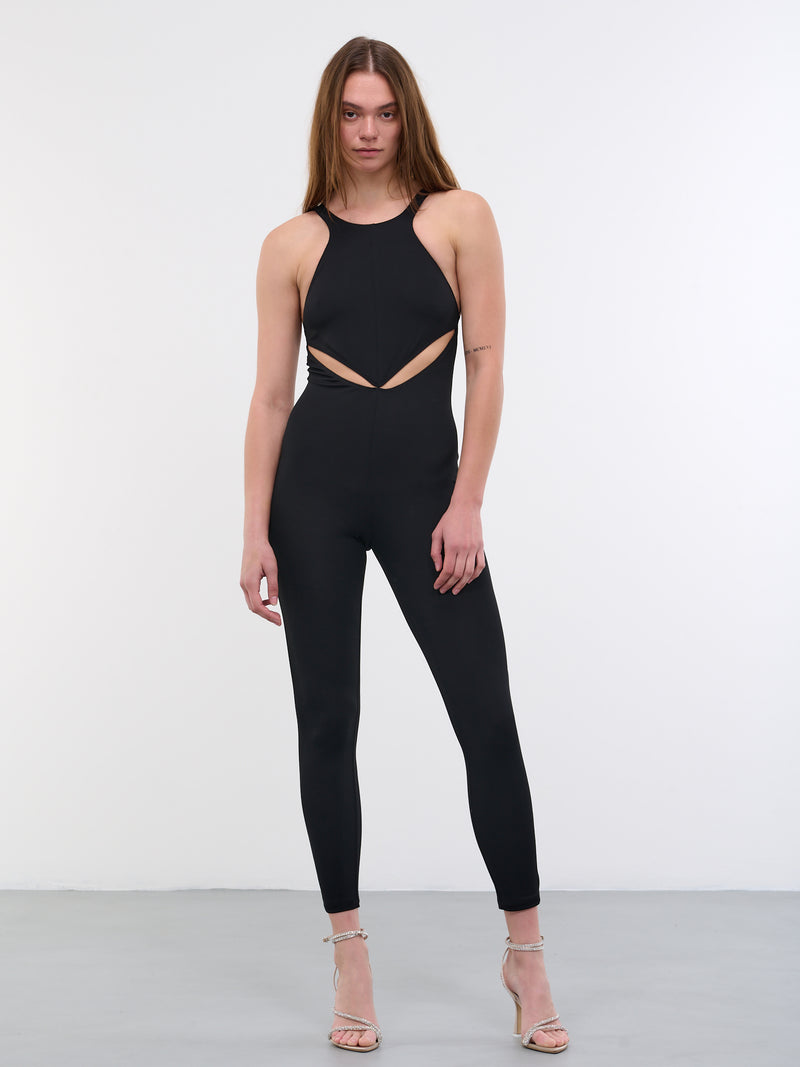 Cut-Out Jumpsuit (VEWW57000A-BLACK)